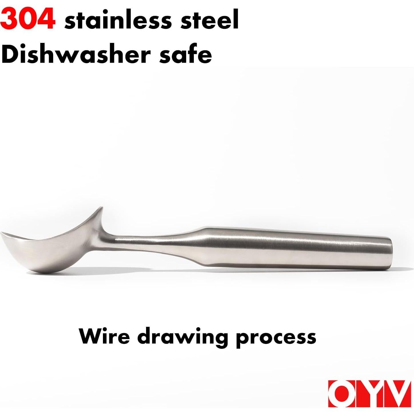 Cucharón de Helado Acero Inoxidable OYV Ergonómico 21cm