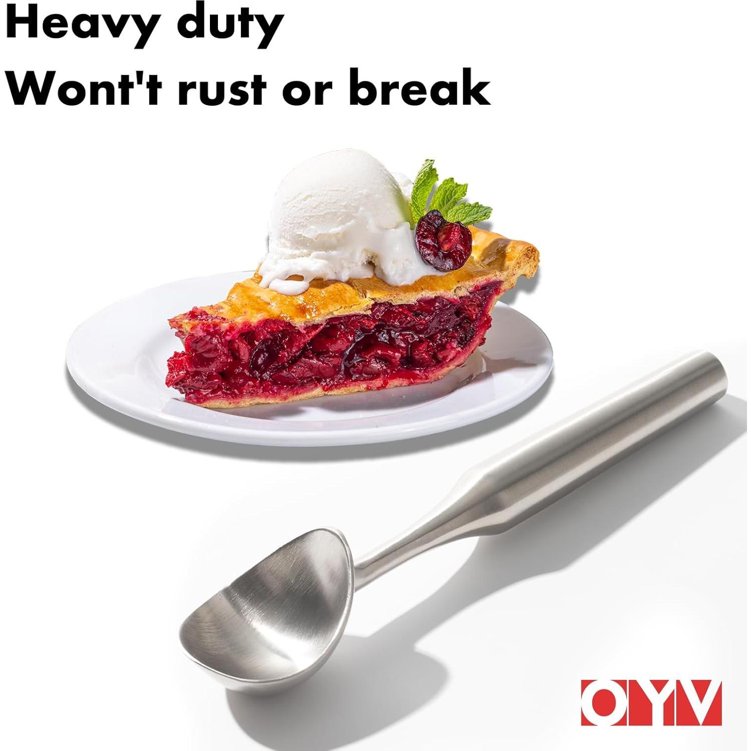 Cucharón de Helado Acero Inoxidable OYV Ergonómico 21cm