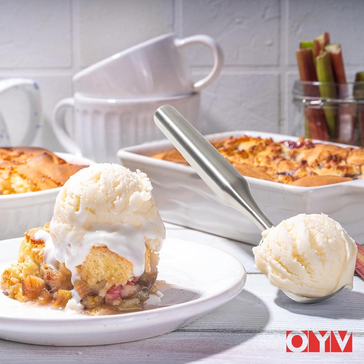 Cucharón de Helado Acero Inoxidable OYV Ergonómico 21cm