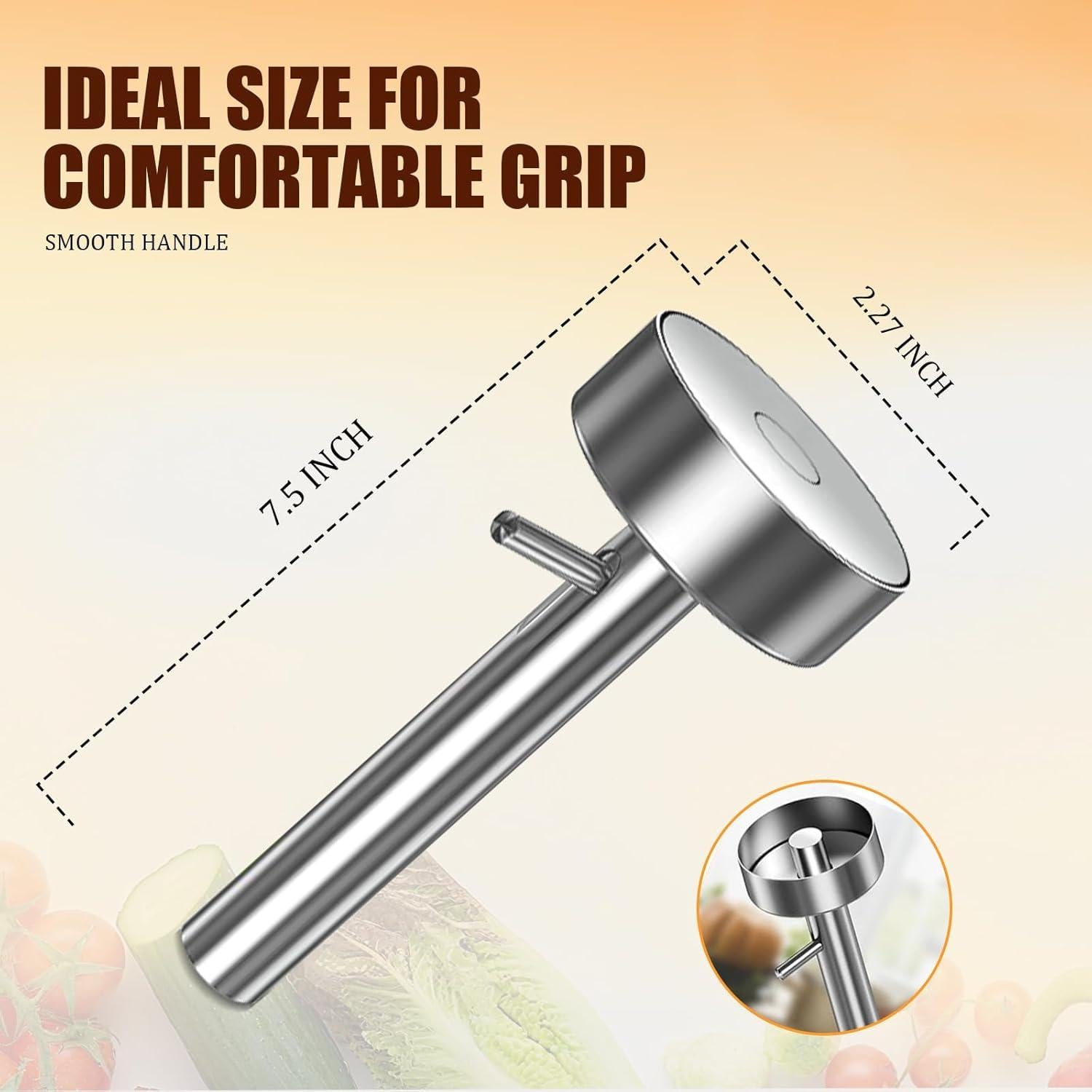 Prensa para Albóndigas de Acero Inoxidable Genérico 0.14 kg