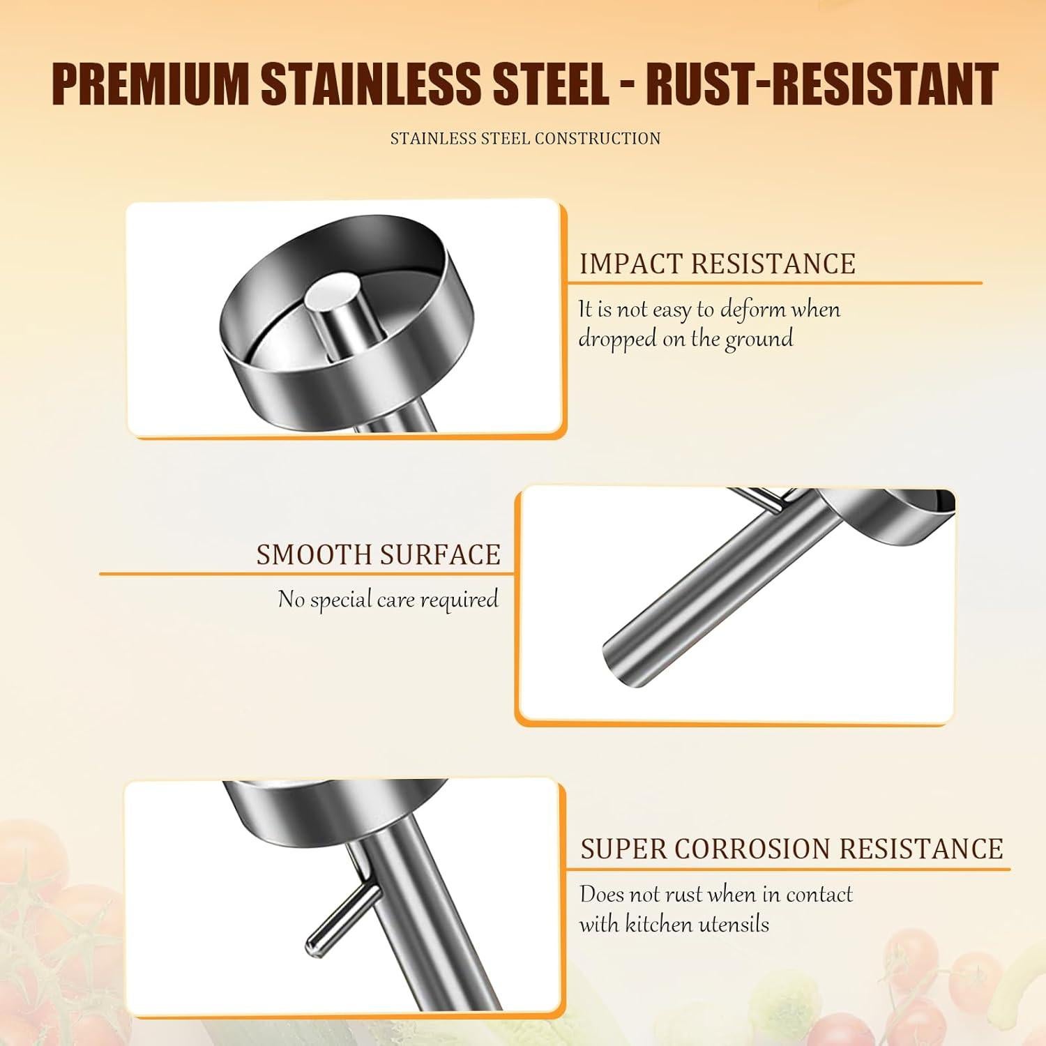 Prensa para Albóndigas de Acero Inoxidable Genérico 0.14 kg