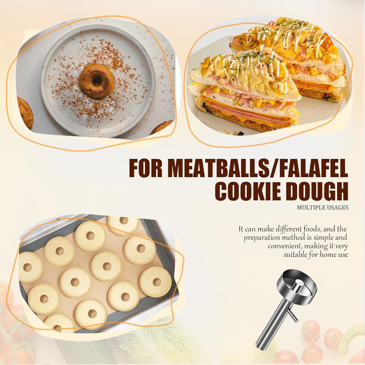 Prensa para Albóndigas de Acero Inoxidable Genérico 0.14 kg