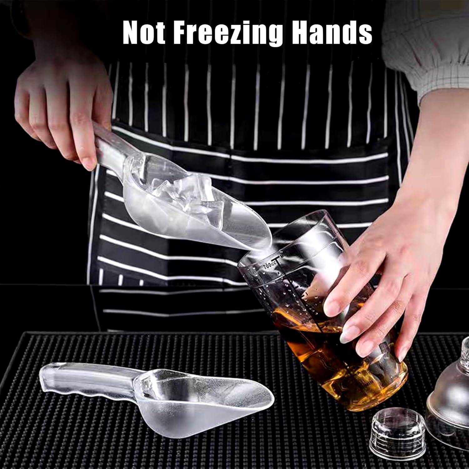 Cucharón de Plástico Transparente Alec 340 g - 3 Piezas