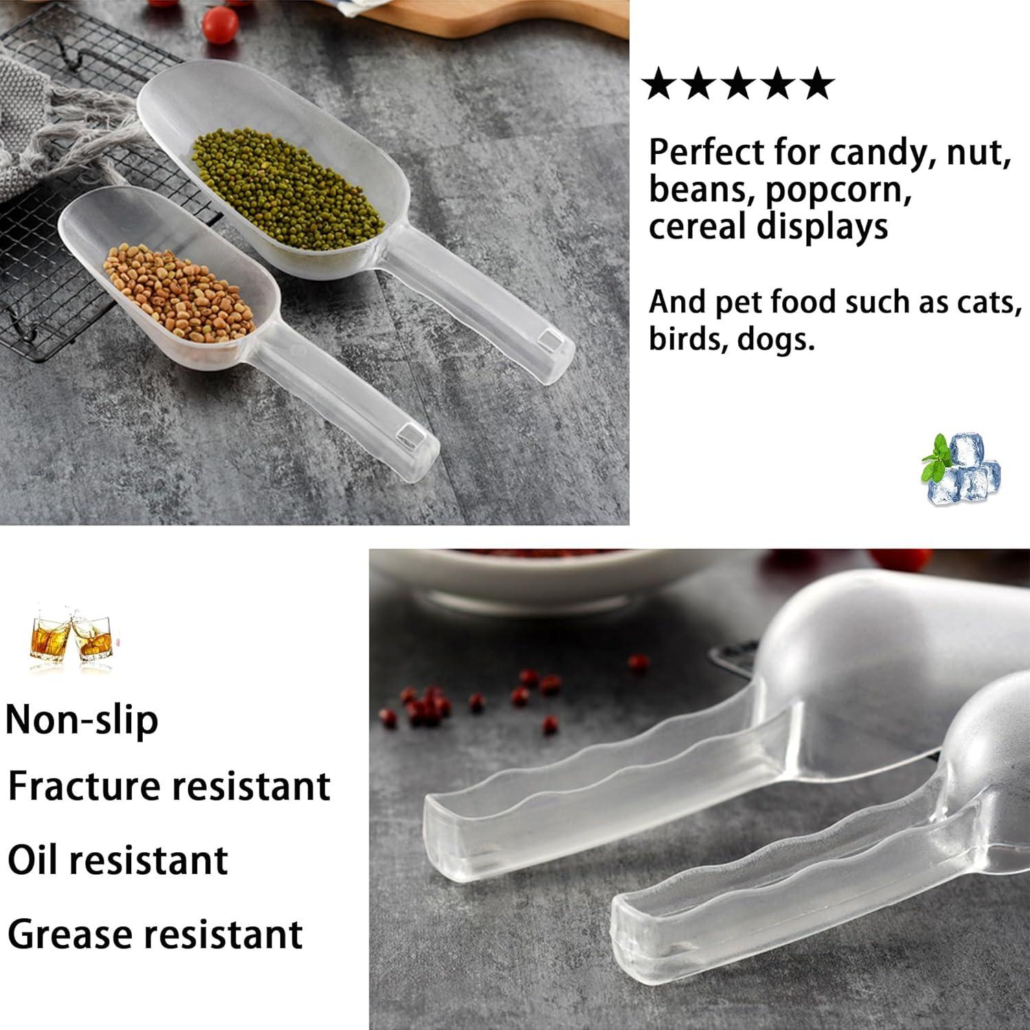 Cucharón de Plástico Transparente Alec 340 g - 3 Piezas