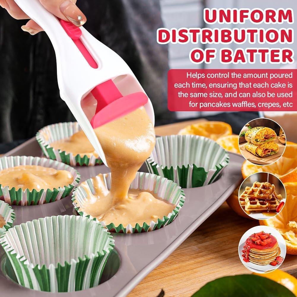 Dispensador de Masa para Cupcakes Kryslanix - 2 Piezas