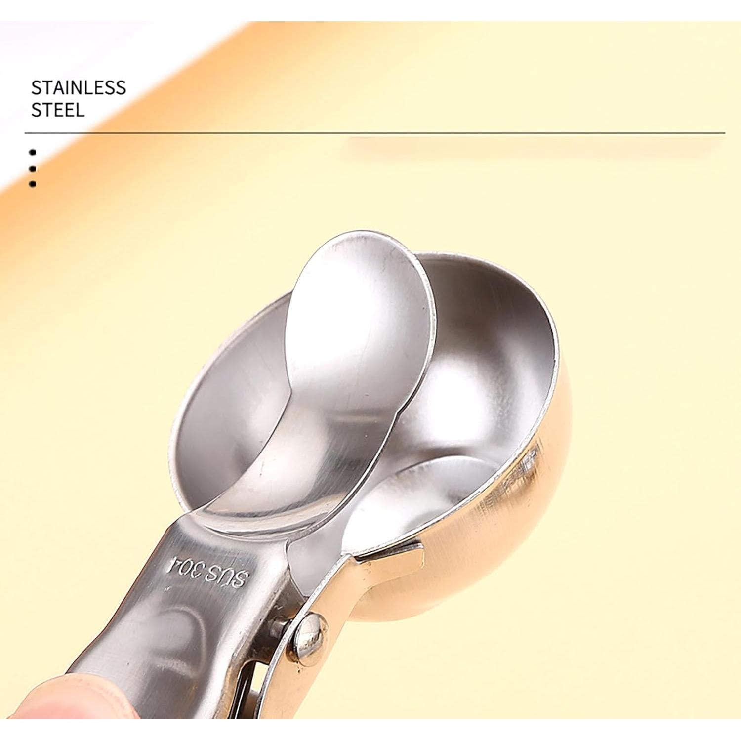 Cuchara para helado YIKANGHENG 20 cm acero inoxidable rosa