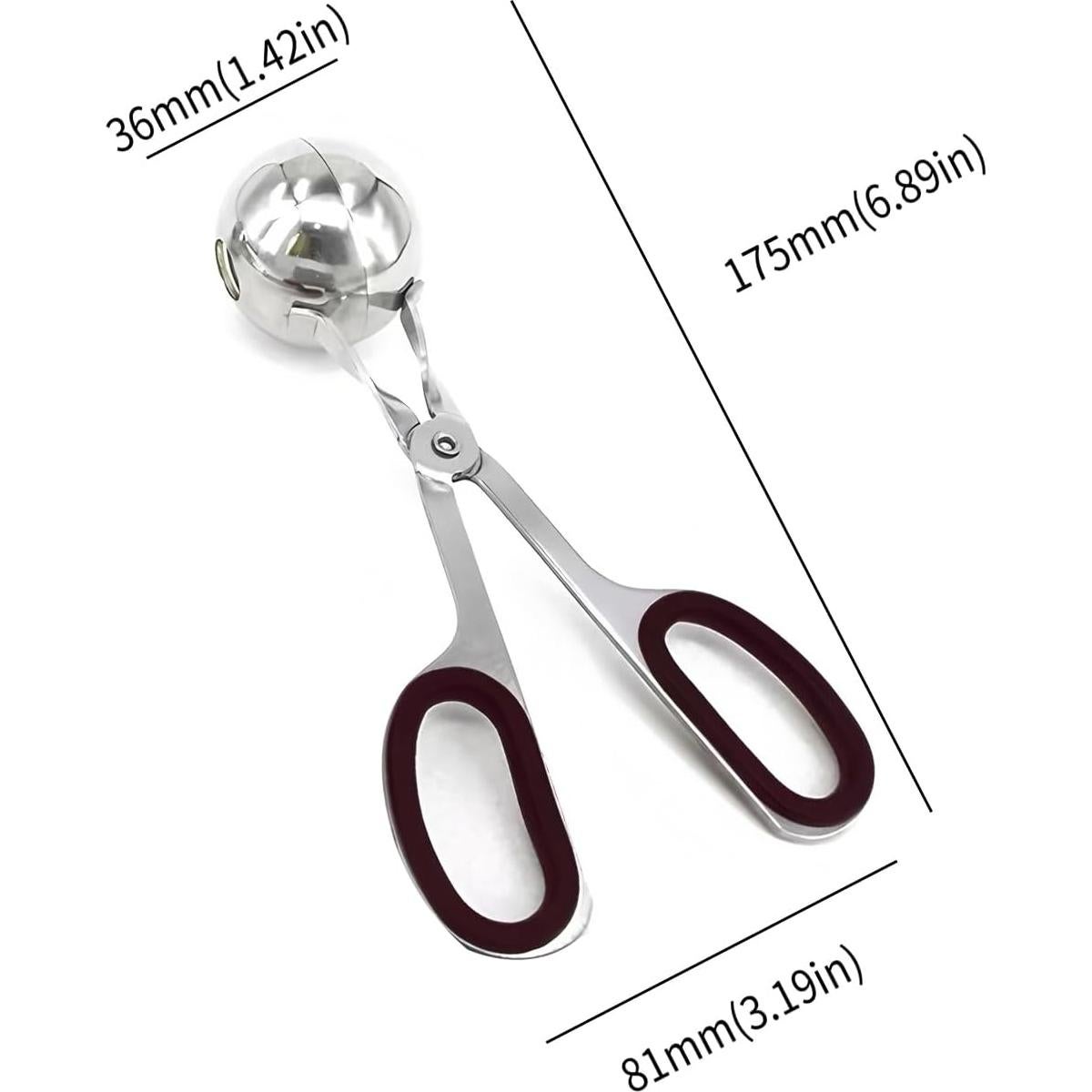 Juego de 2 Hacedores de Albóndigas Acero Inoxidable OYWOBET