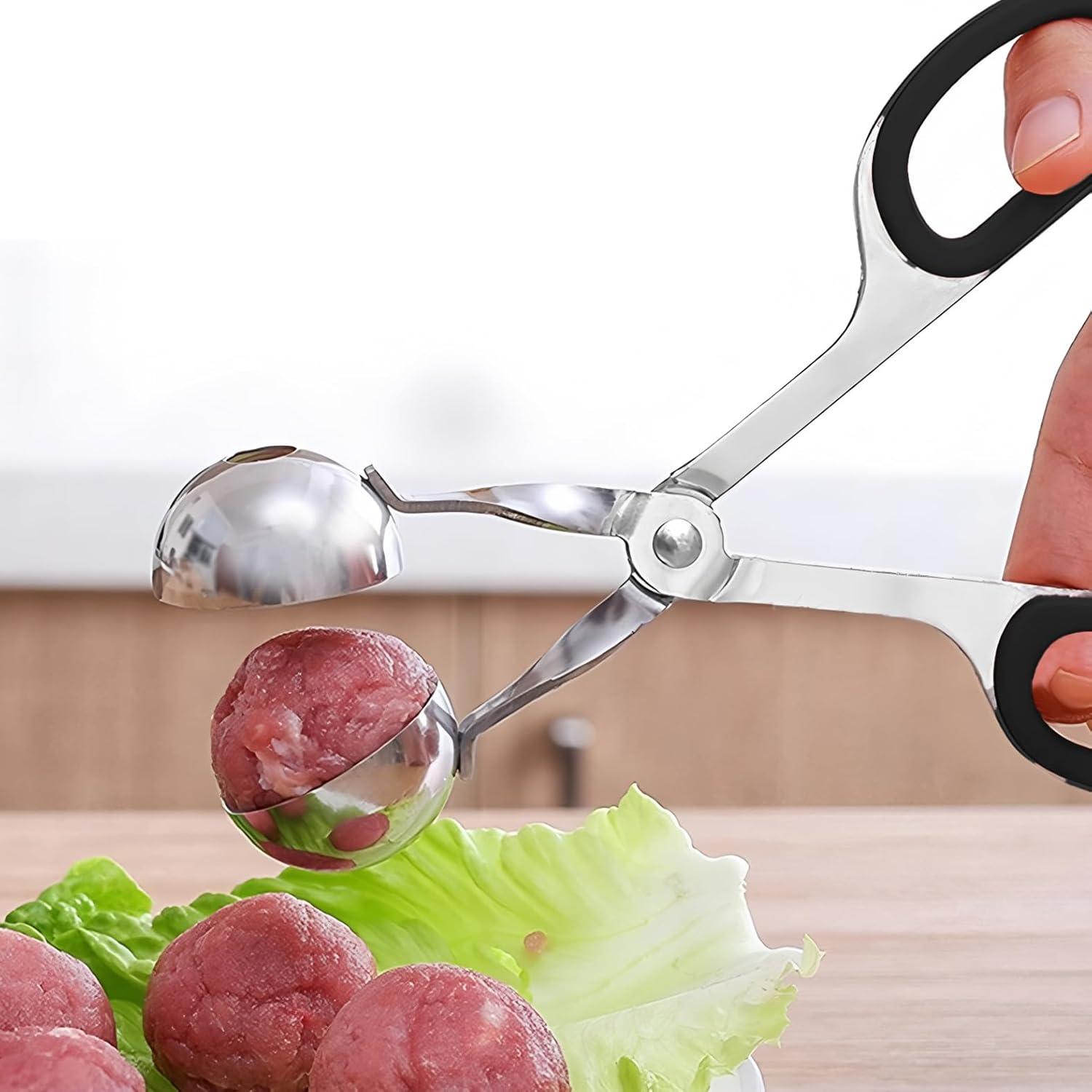 Juego de 2 Hacedores de Albóndigas Acero Inoxidable OYWOBET