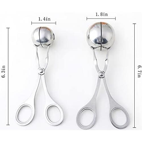 Formador de Albóndigas Acero Inoxidable Hniuyun 2 Piezas