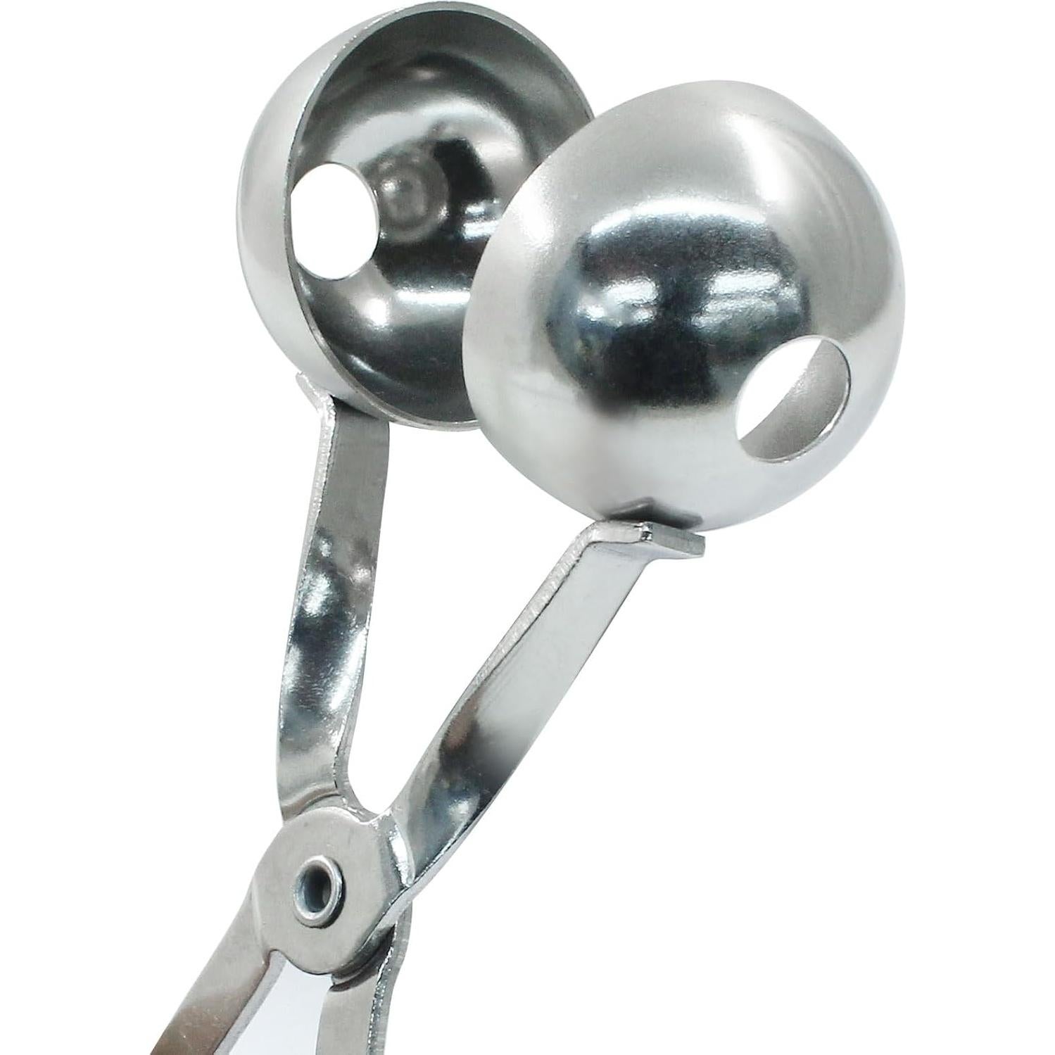 Creador de Albóndigas Auvotuis 2Pcs Acero Inoxidable Rojo