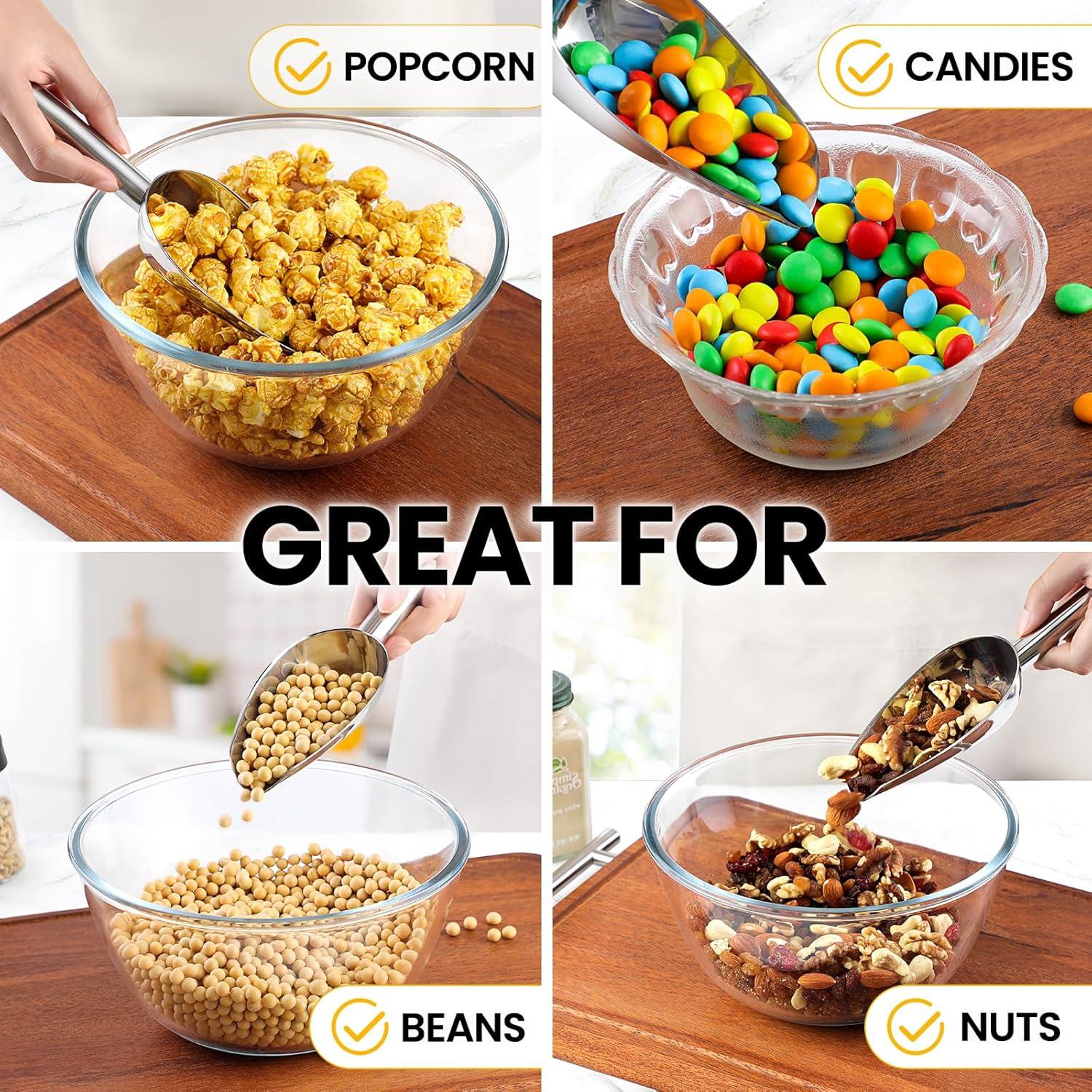 Cucharón de Acero Inoxidable OLESBUR 12oz Apto Lavavajillas