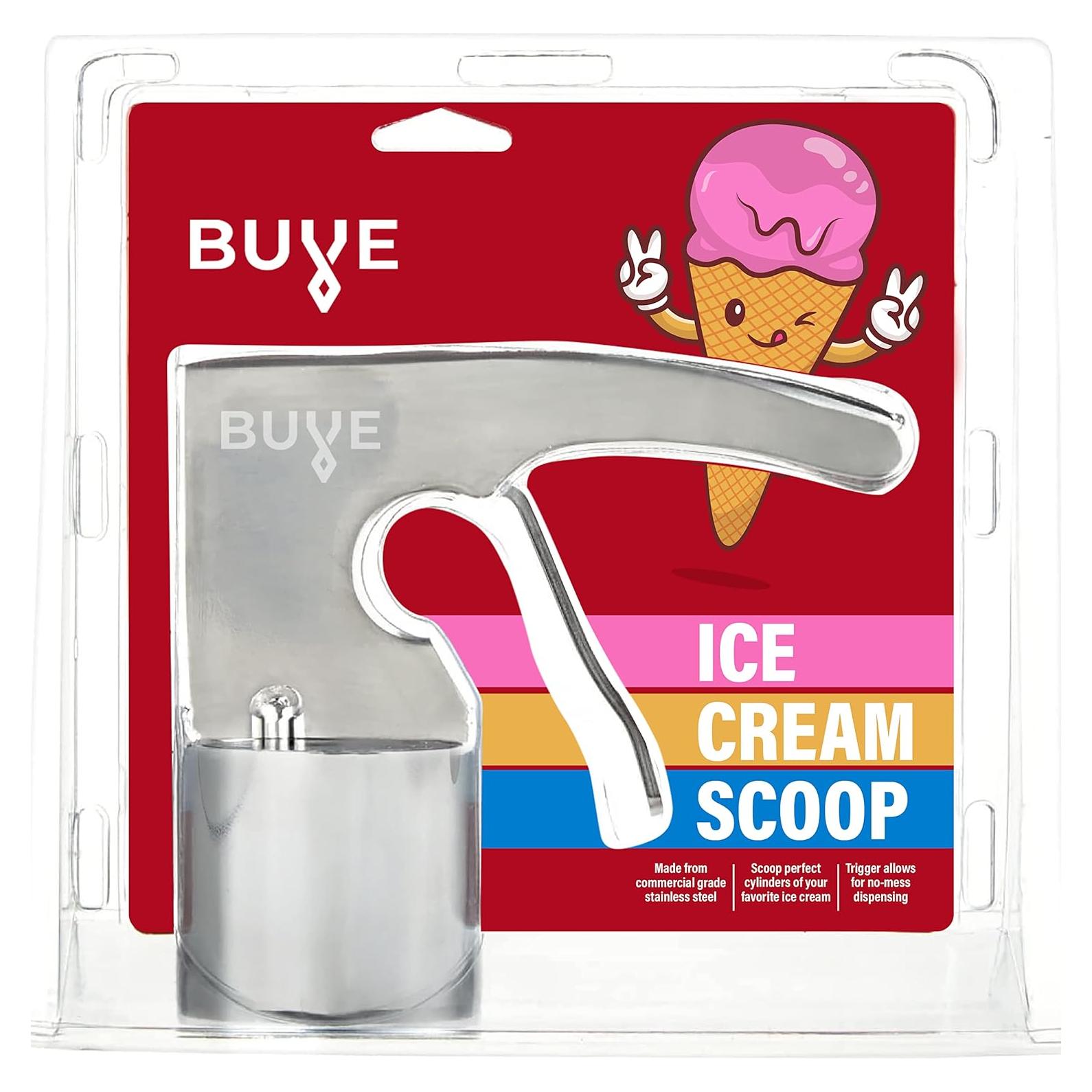 Cucharón de Helado Buve Acero Inoxidable Gatillo 348g