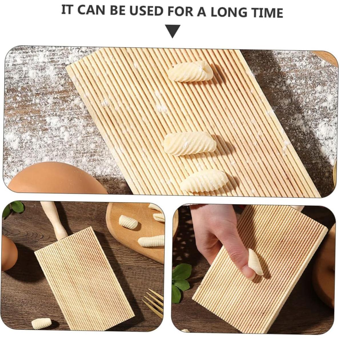 Tablero de Gnocchi de Madera PRETYZOOM 21.5x21.5cm