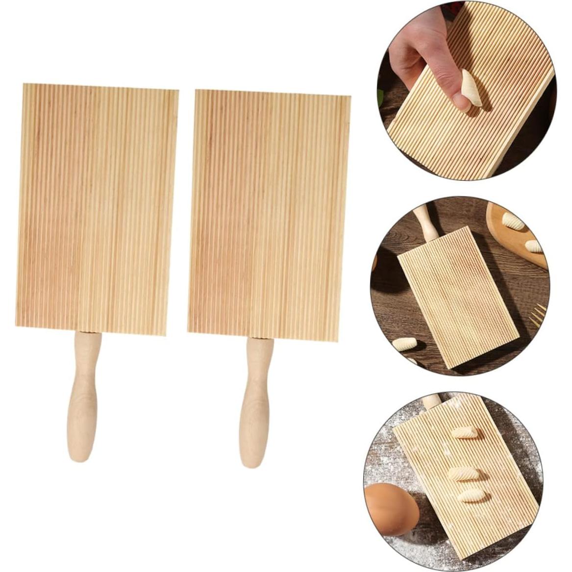 Tablero de Gnocchi de Madera PRETYZOOM 21.5x21.5cm