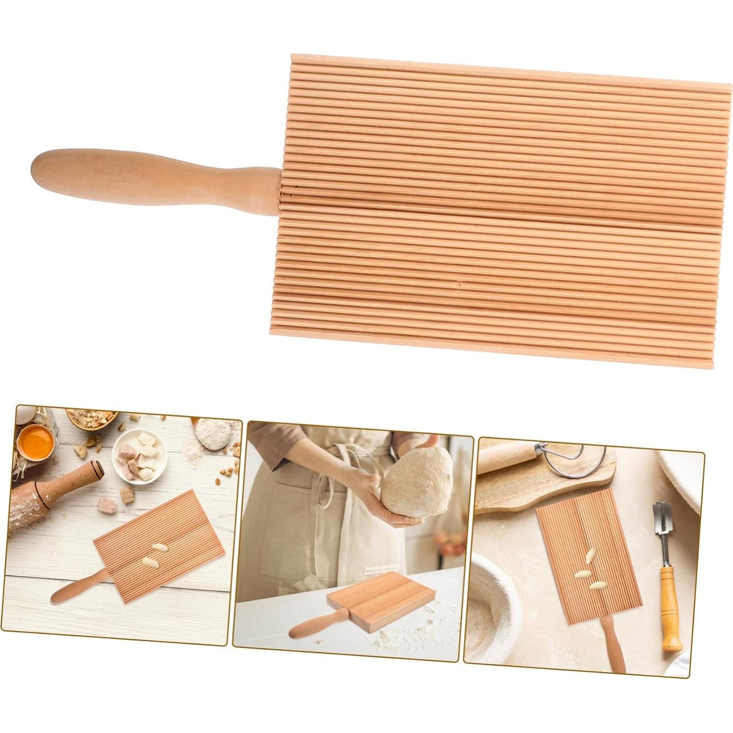 Tabla de Gnocchi de Madera Valiclud con Manija Ergonomica