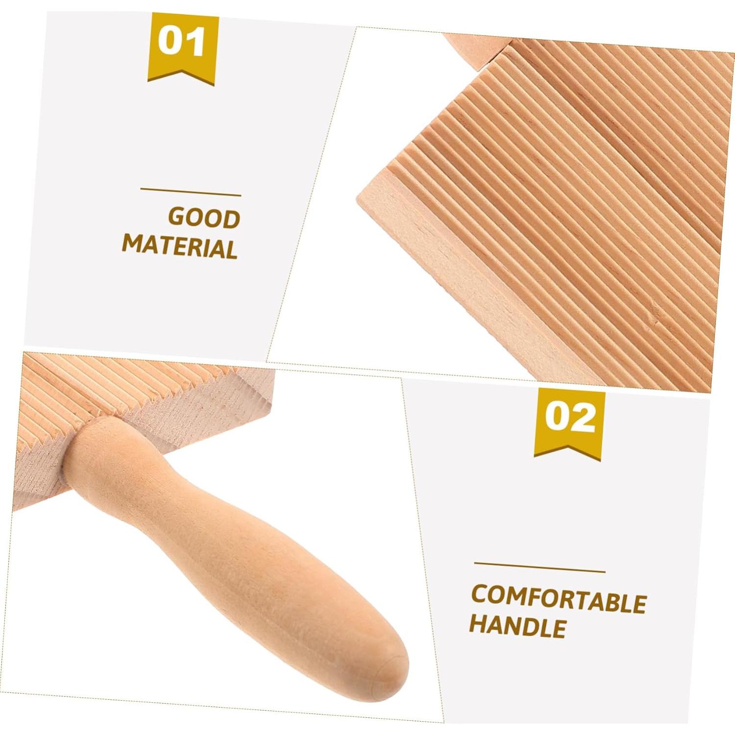 Tabla de Gnocchi de Madera Valiclud con Manija Ergonomica