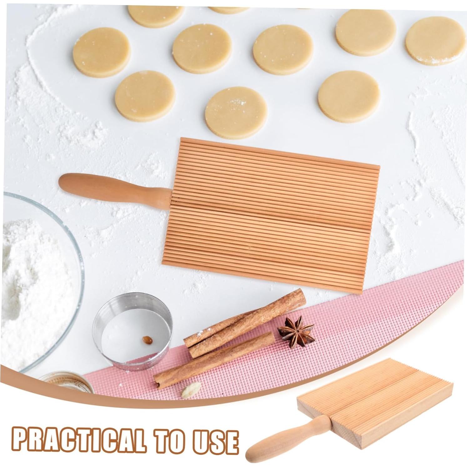 Tabla de Gnocchi de Madera Valiclud con Manija Ergonomica