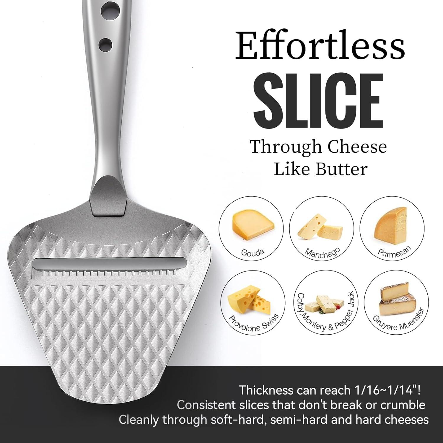 Cortador de Queso ALIKITCN de Acero Inoxidable Multifuncional