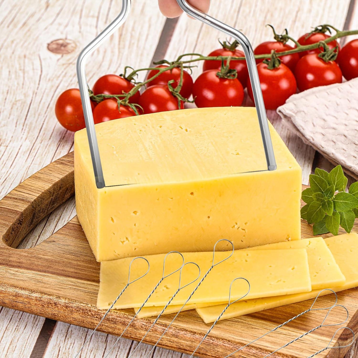 Set de 12 Cortadores de Queso con Alambre Larrel - Acero Inoxidable