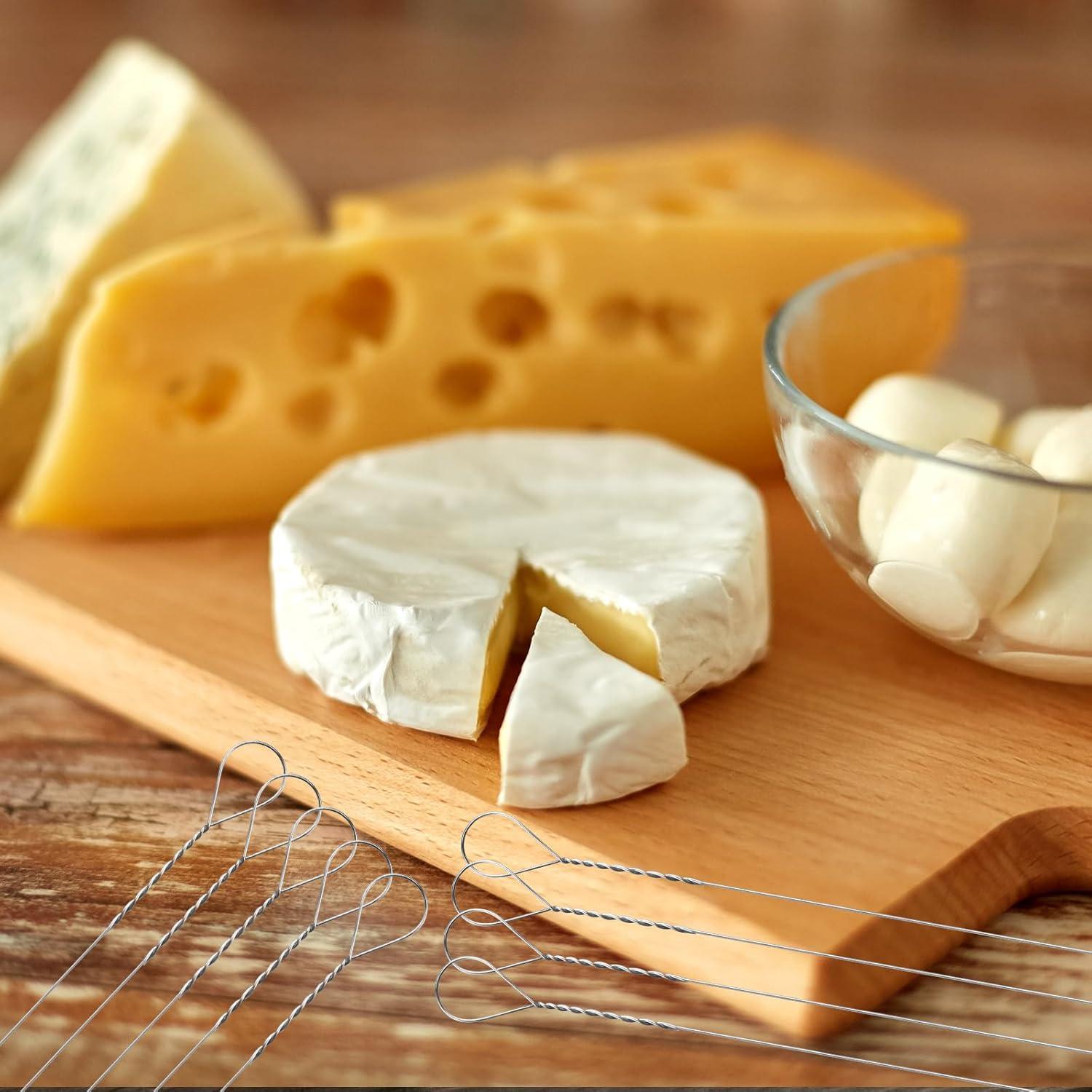 Set de 12 Cortadores de Queso con Alambre Larrel - Acero Inoxidable