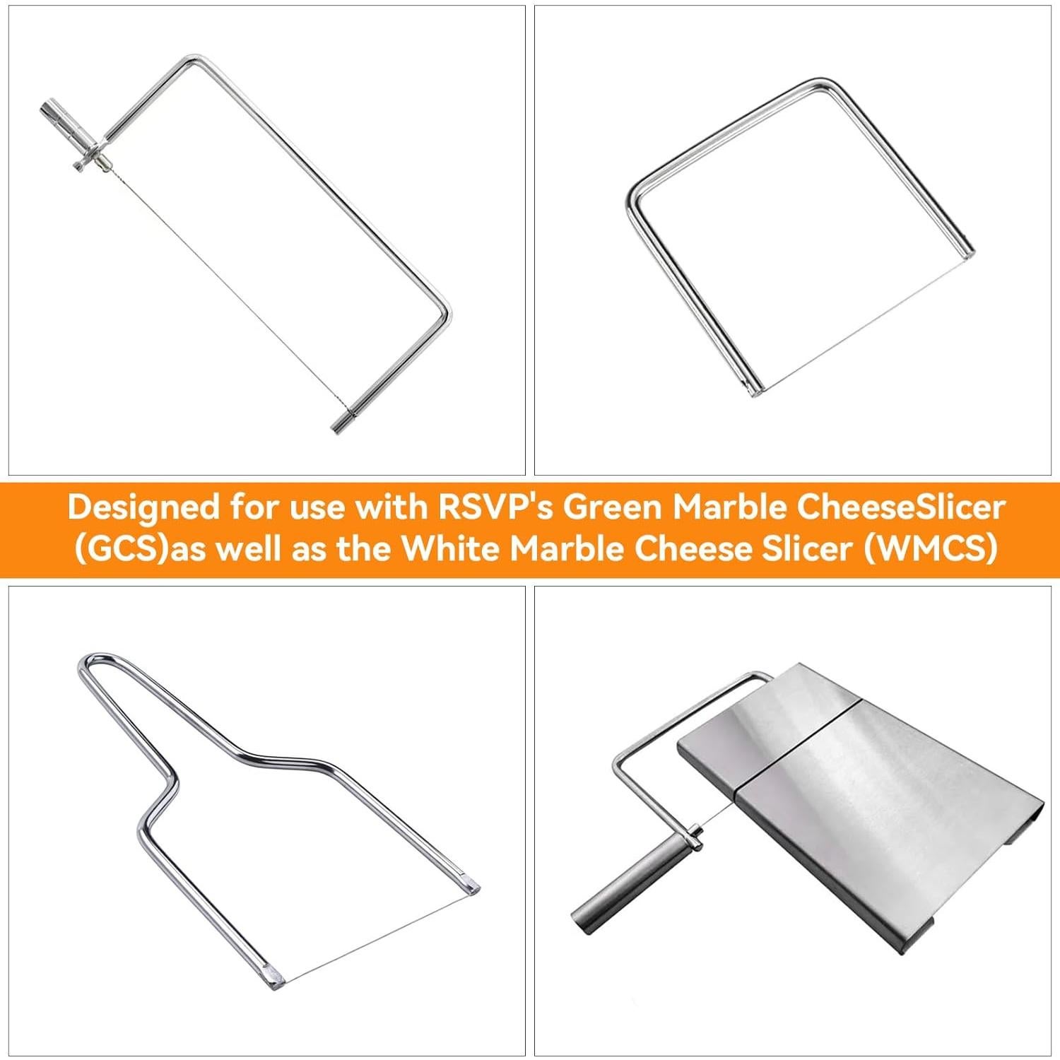 Set de 12 Cortadores de Queso con Alambre Larrel - Acero Inoxidable