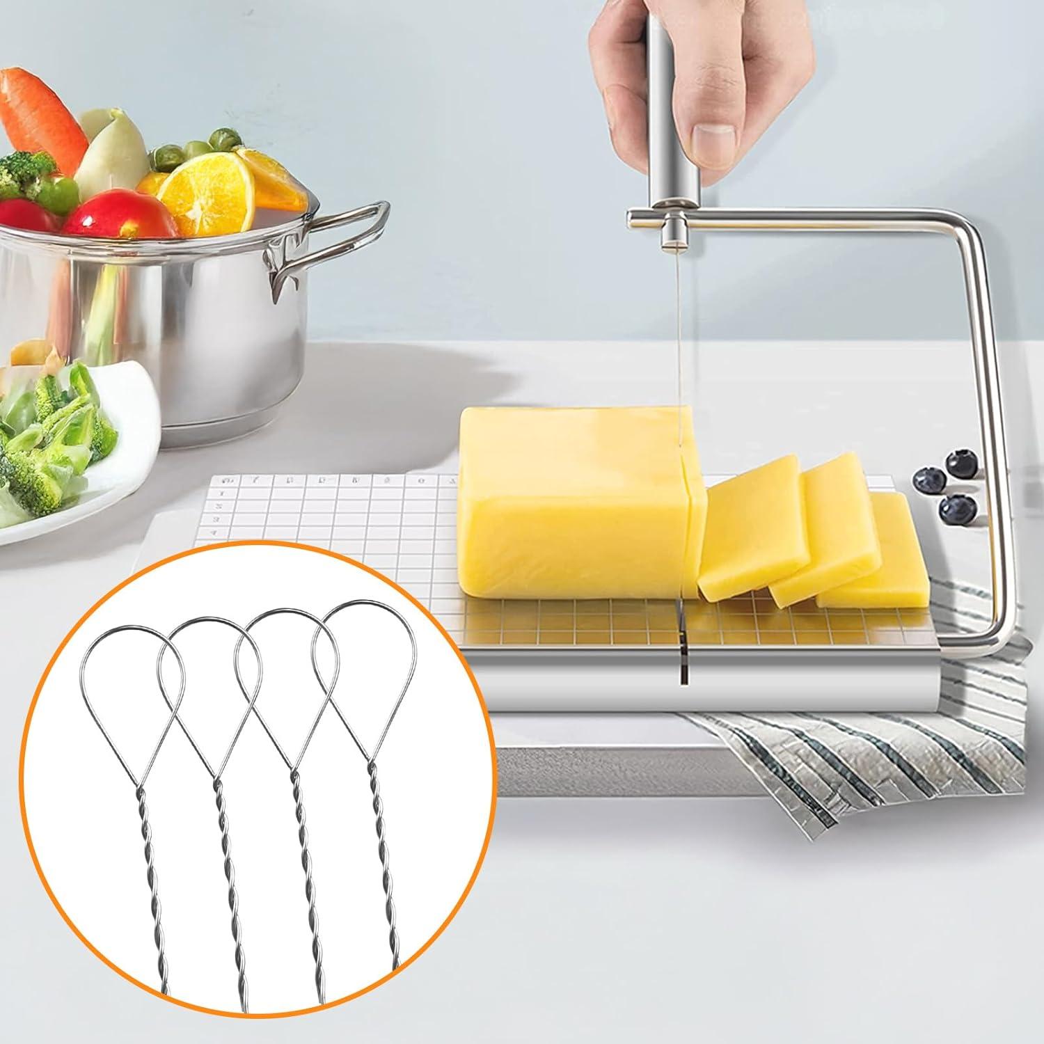 Set de 12 Cortadores de Queso con Alambre Larrel - Acero Inoxidable