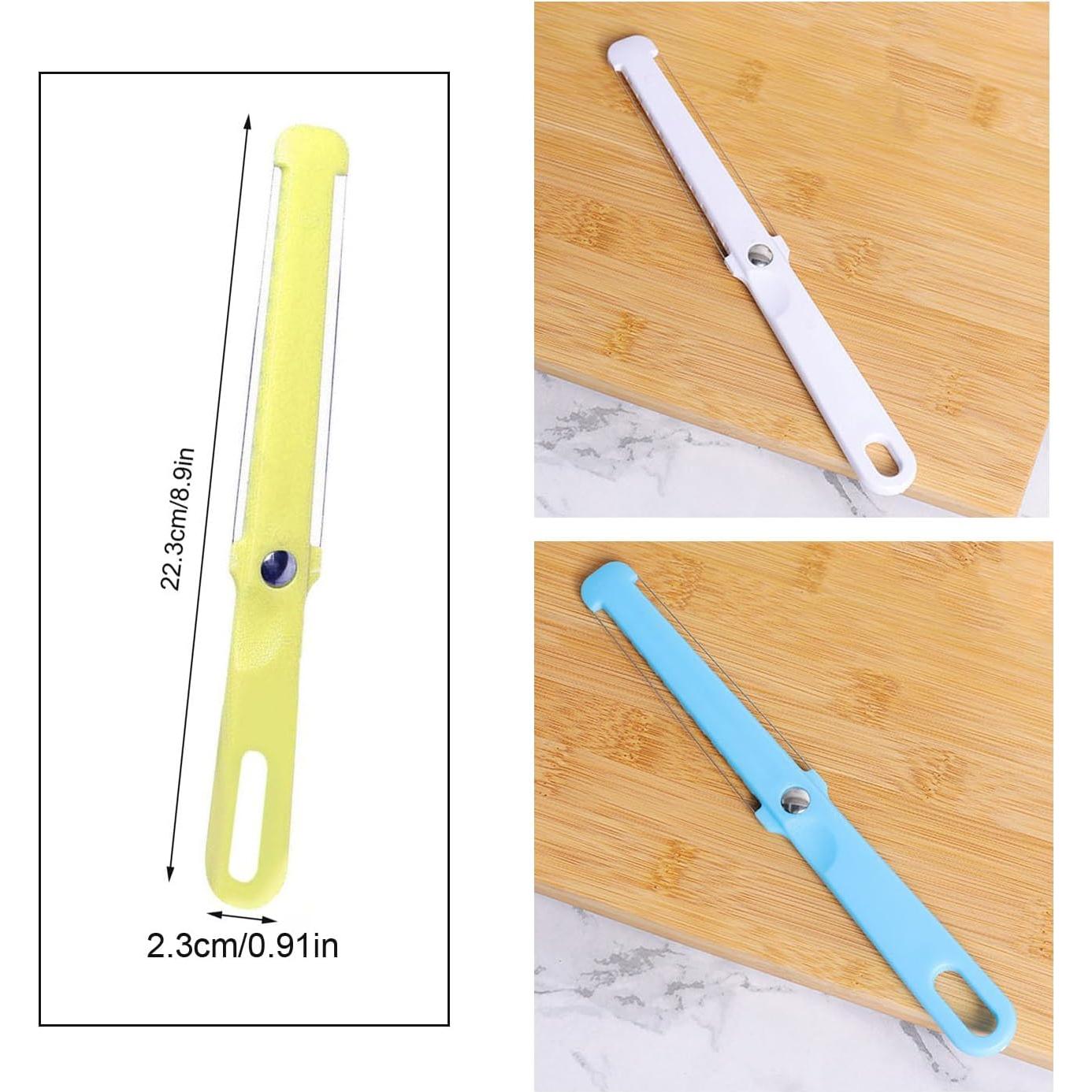 Paquete de 3 Cortadores de Queso NentMent - Acero Inoxidable 22.6cm