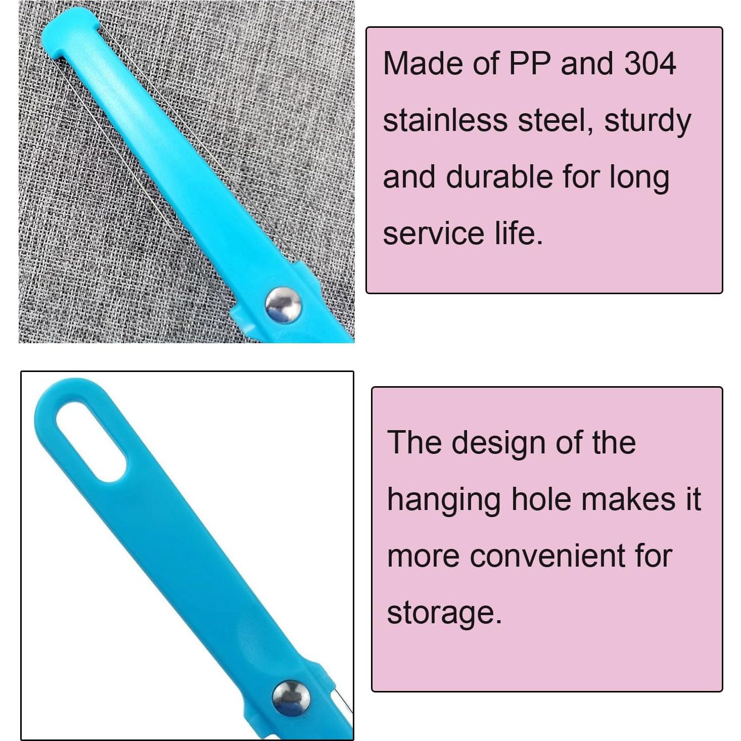 Paquete de 3 Cortadores de Queso NentMent - Acero Inoxidable 22.6cm