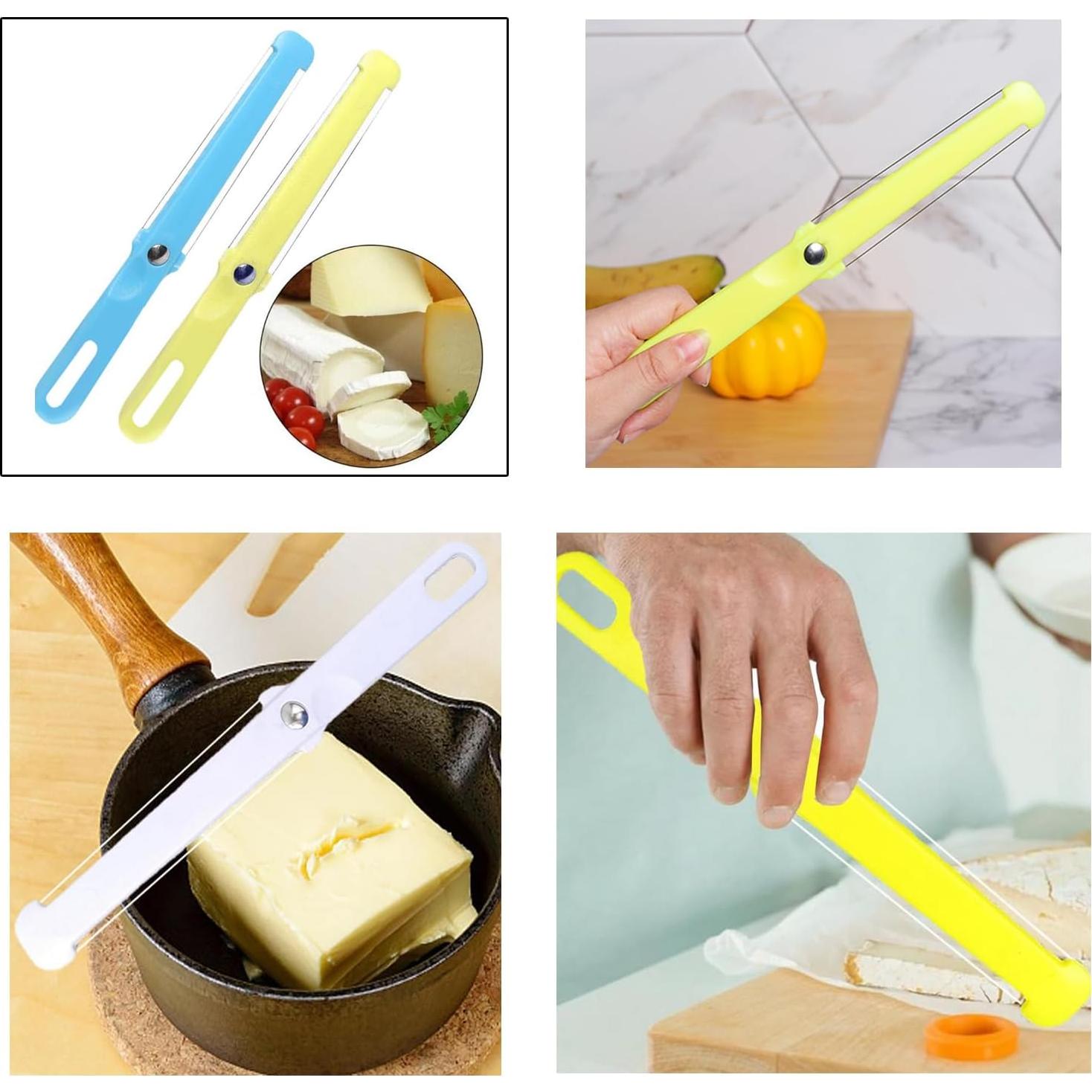 Paquete de 3 Cortadores de Queso NentMent - Acero Inoxidable 22.6cm