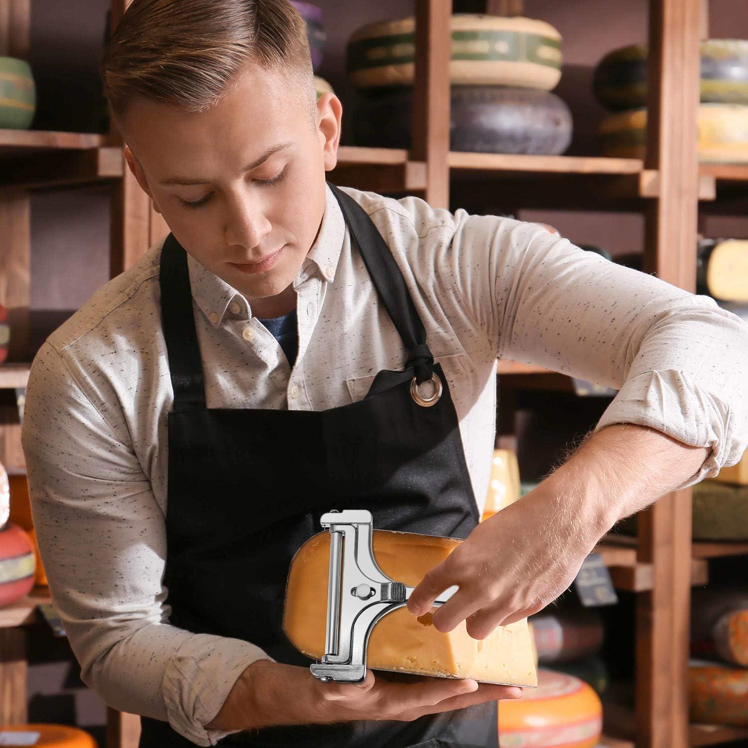 Cortador de Queso Ajustable Boao 2 Piezas Acero Inoxidable