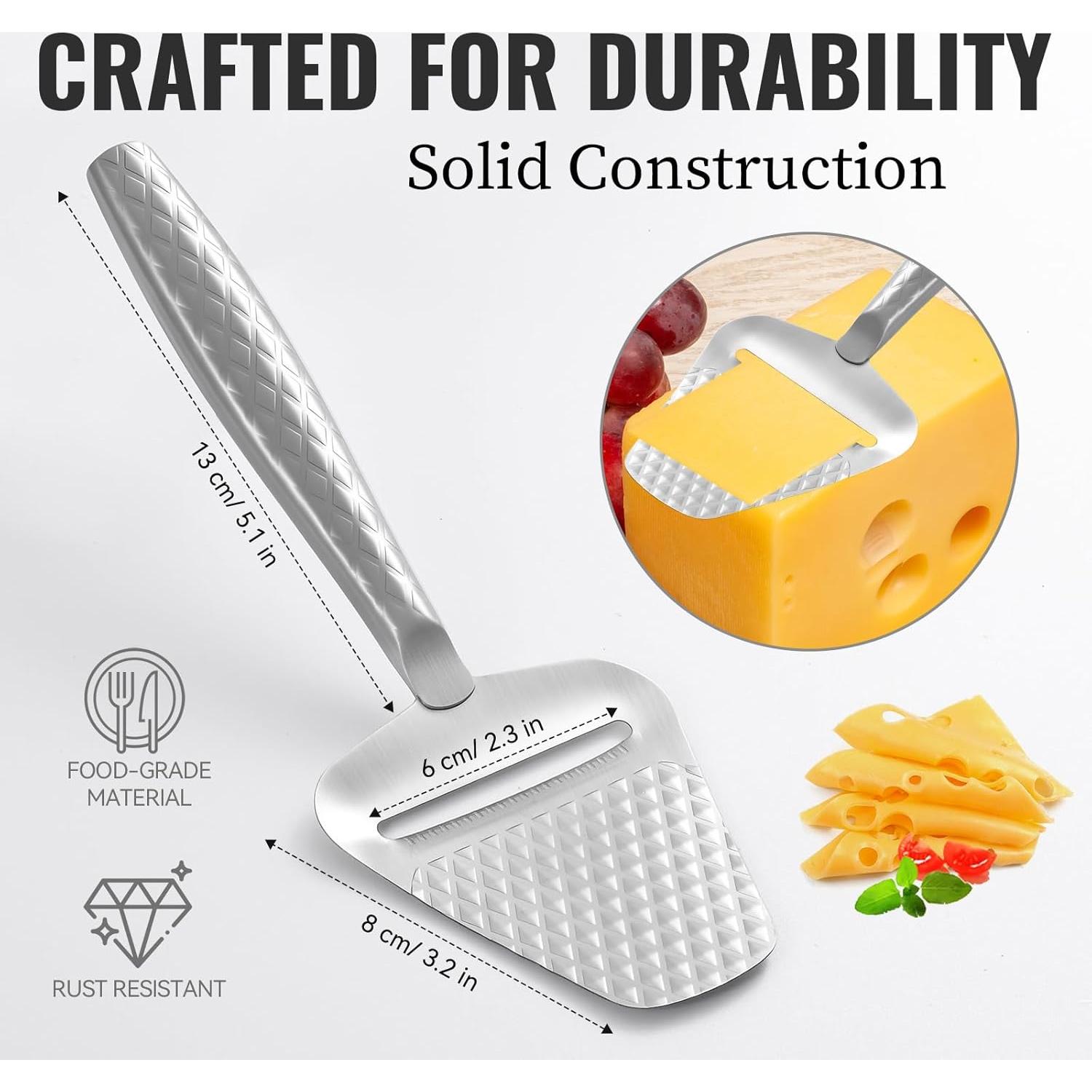 Cortador de Queso ALIKITCN de Acero Inoxidable Ergonómico