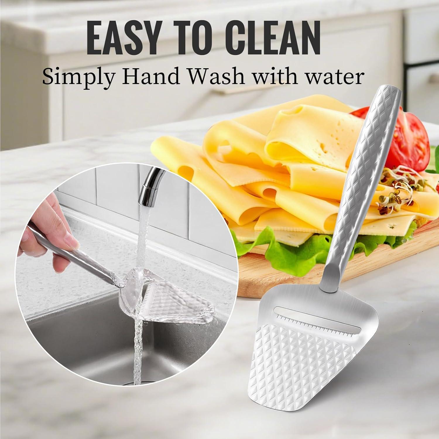 Cortador de Queso ALIKITCN de Acero Inoxidable Ergonómico