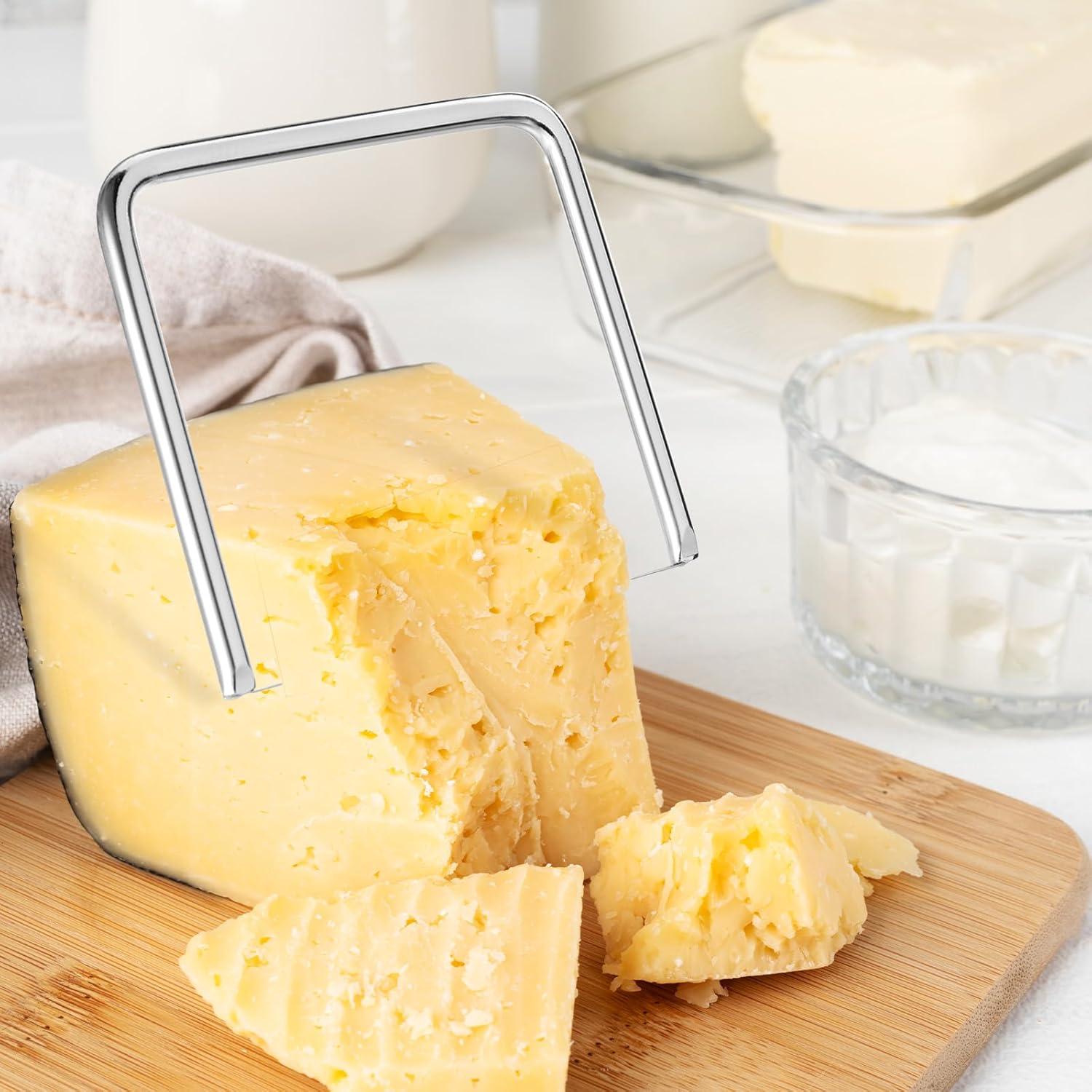 Cortadores de Queso FdcZeyxior Acero Inoxidable 2 Piezas