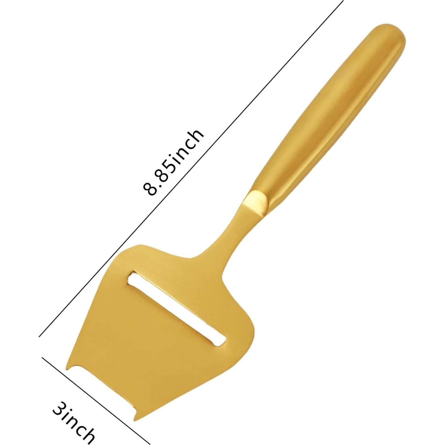 Cortador de Queso Blueden de Acero Inoxidable Dorado 22.5 cm
