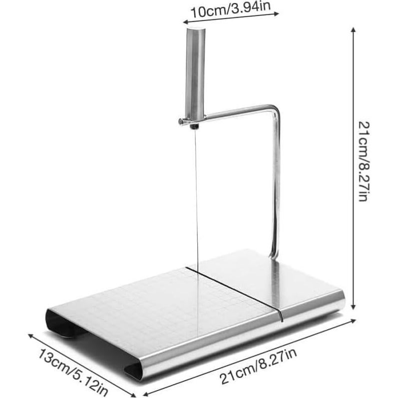 Cortador de Queso Ajustable GETEON con Tabla y 11 Cables