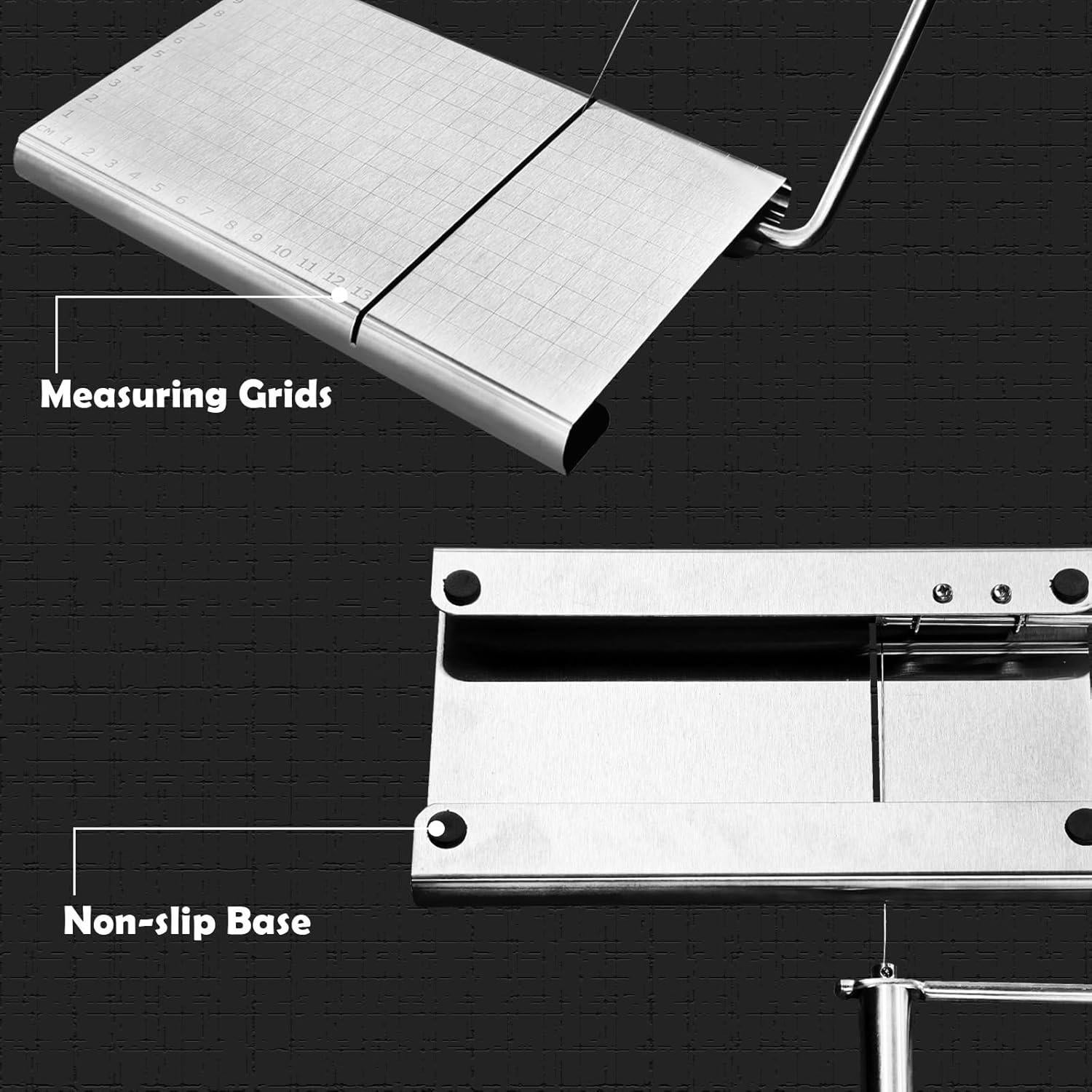 Cortador de Queso Ajustable CYINGWIN con Tabla y 5 Alambres