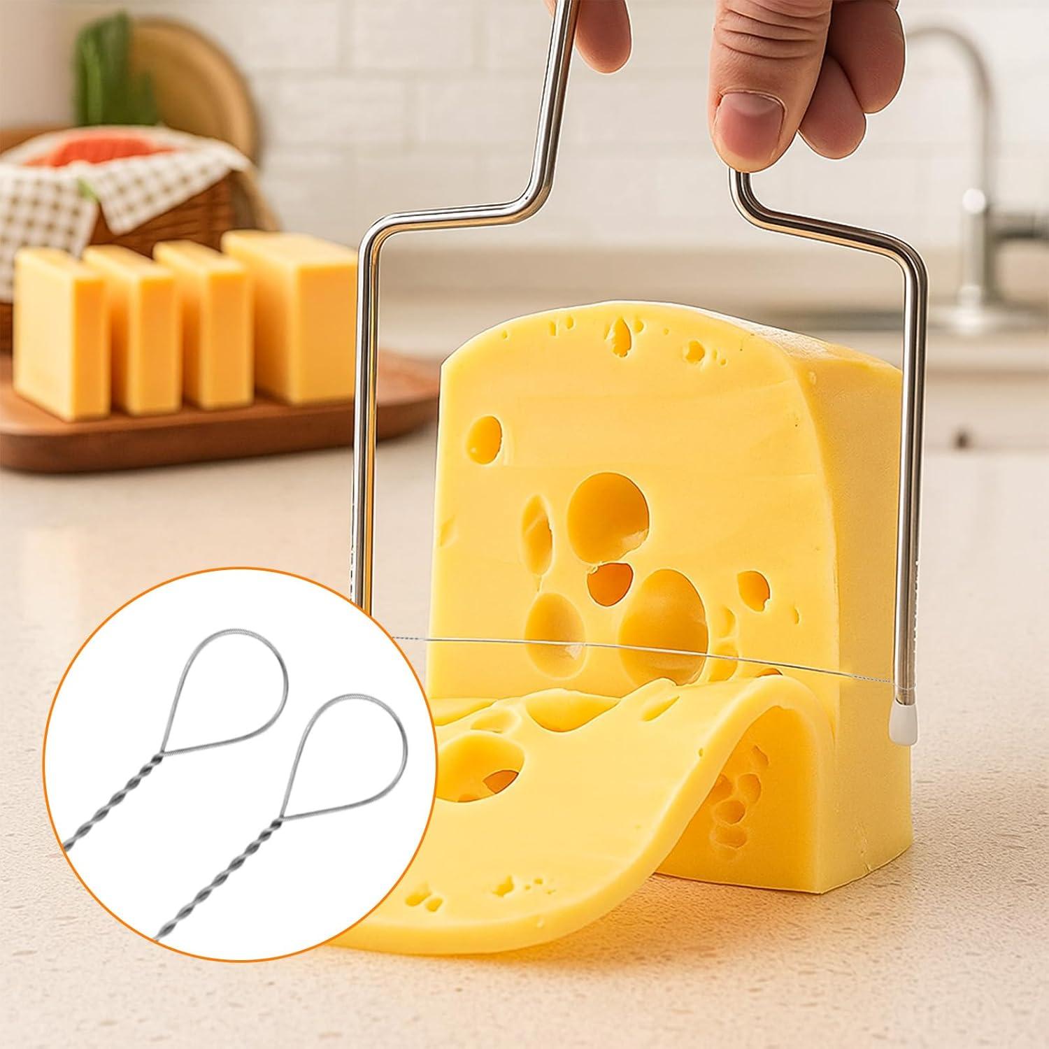 10 Cables de Reemplazo para Cortador de Queso YQQYG 14.5cm Acero Inoxidable