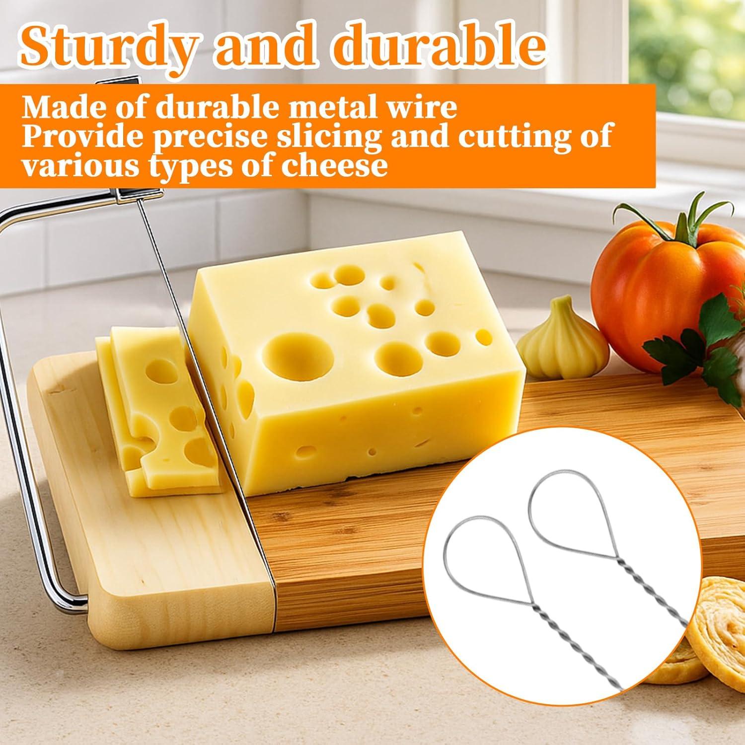 10 Cables de Reemplazo para Cortador de Queso YQQYG 14.5cm Acero Inoxidable
