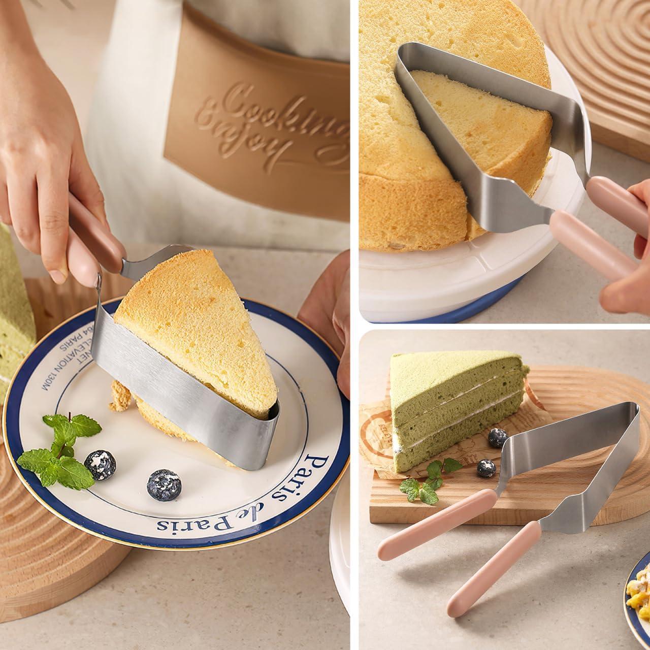 Cortador de Pasteles iplusmile Acero Inoxidable Ajustable 27x10cm