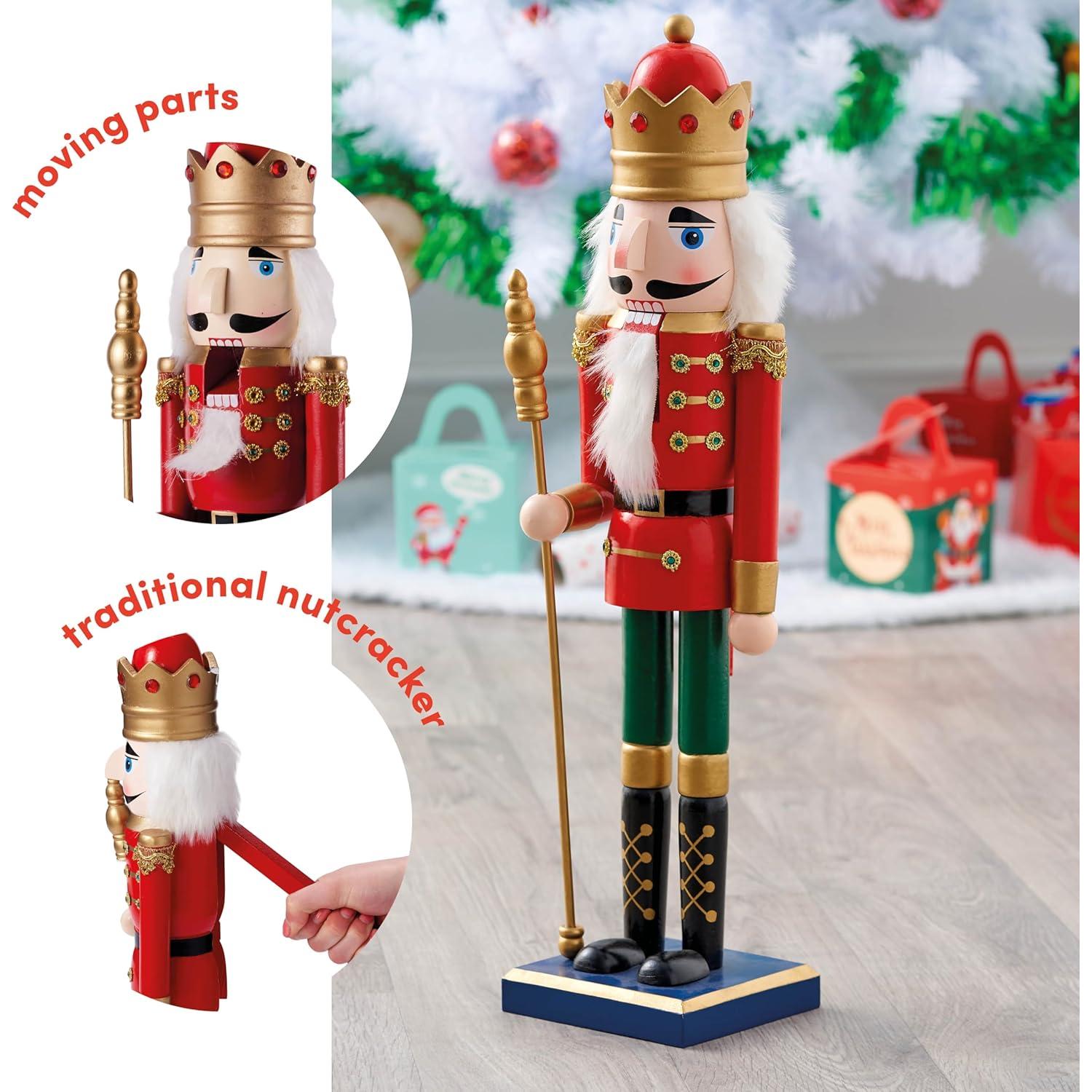 Cascanueces de Madera 50cm Rey Clásico The Twiddlers