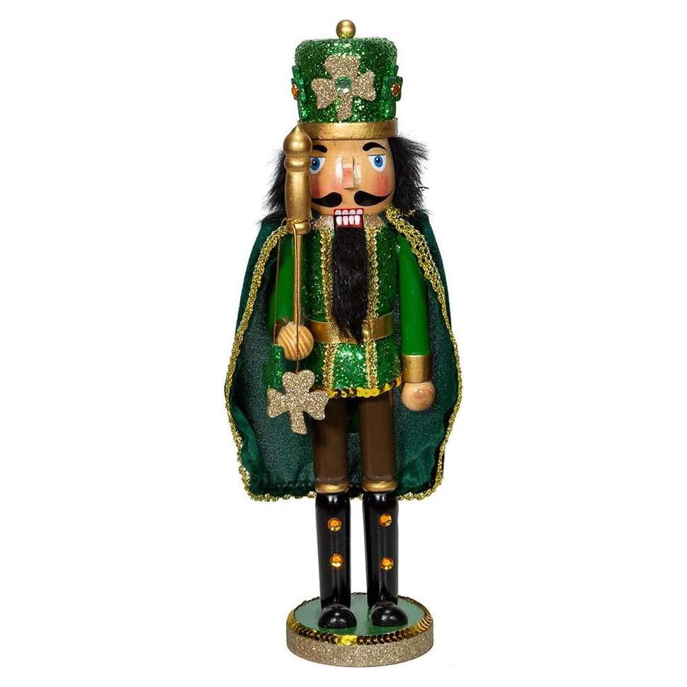 Cascanueces Irlandés de Madera Kurt Adler 38.1 cm Verde