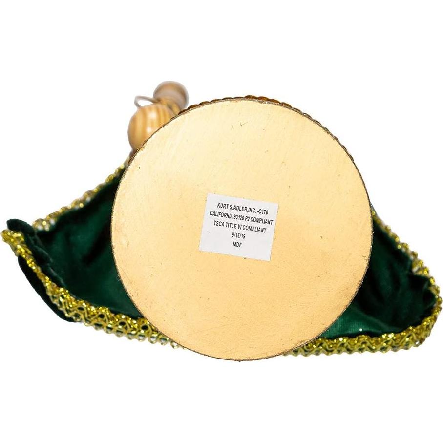 Cascanueces Irlandés de Madera Kurt Adler 38.1 cm Verde