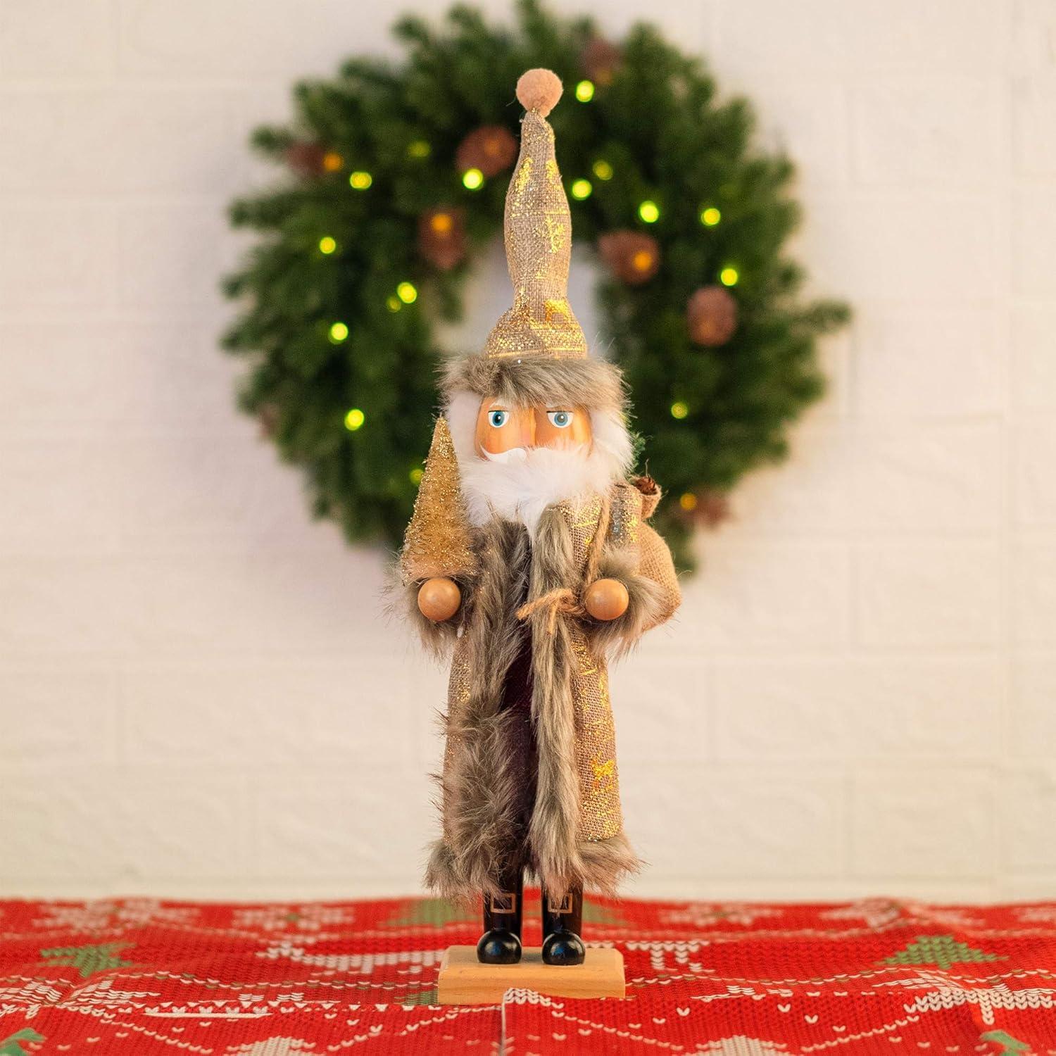 Cascanueces Tradicional de Madera Funpeny 48 cm Dorado