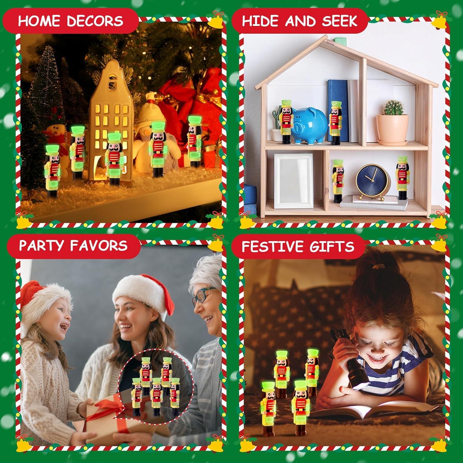 50 Figuritas de Cascanueces Luminiscentes Chunful 5.08 cm