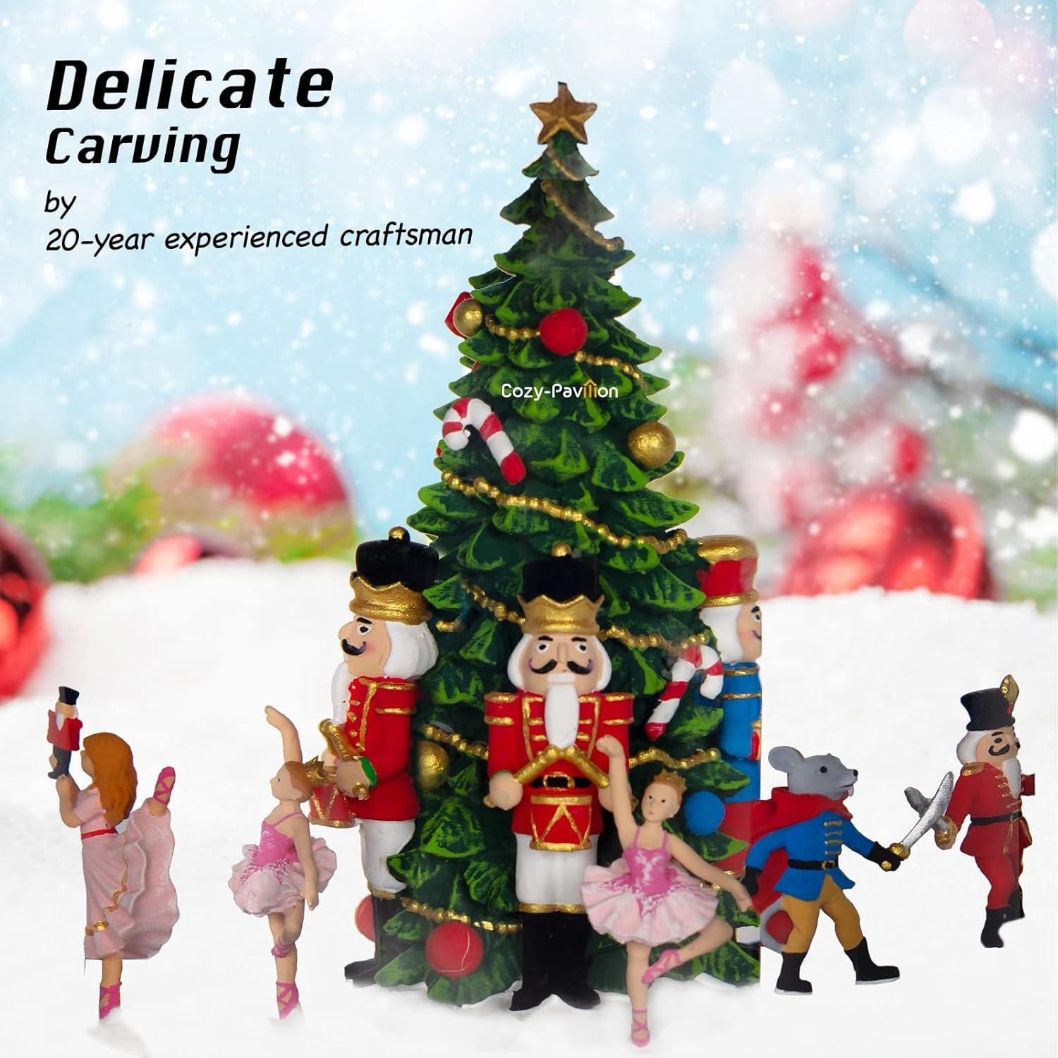 Lámpara Musical de Nieve COZY-PAVILION 32.4 cm Cascanueces