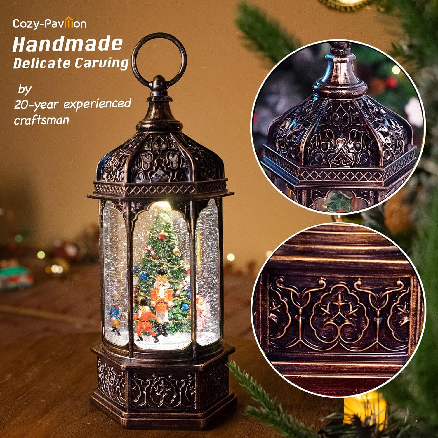 Lámpara Musical de Nieve COZY-PAVILION 32.4 cm Cascanueces