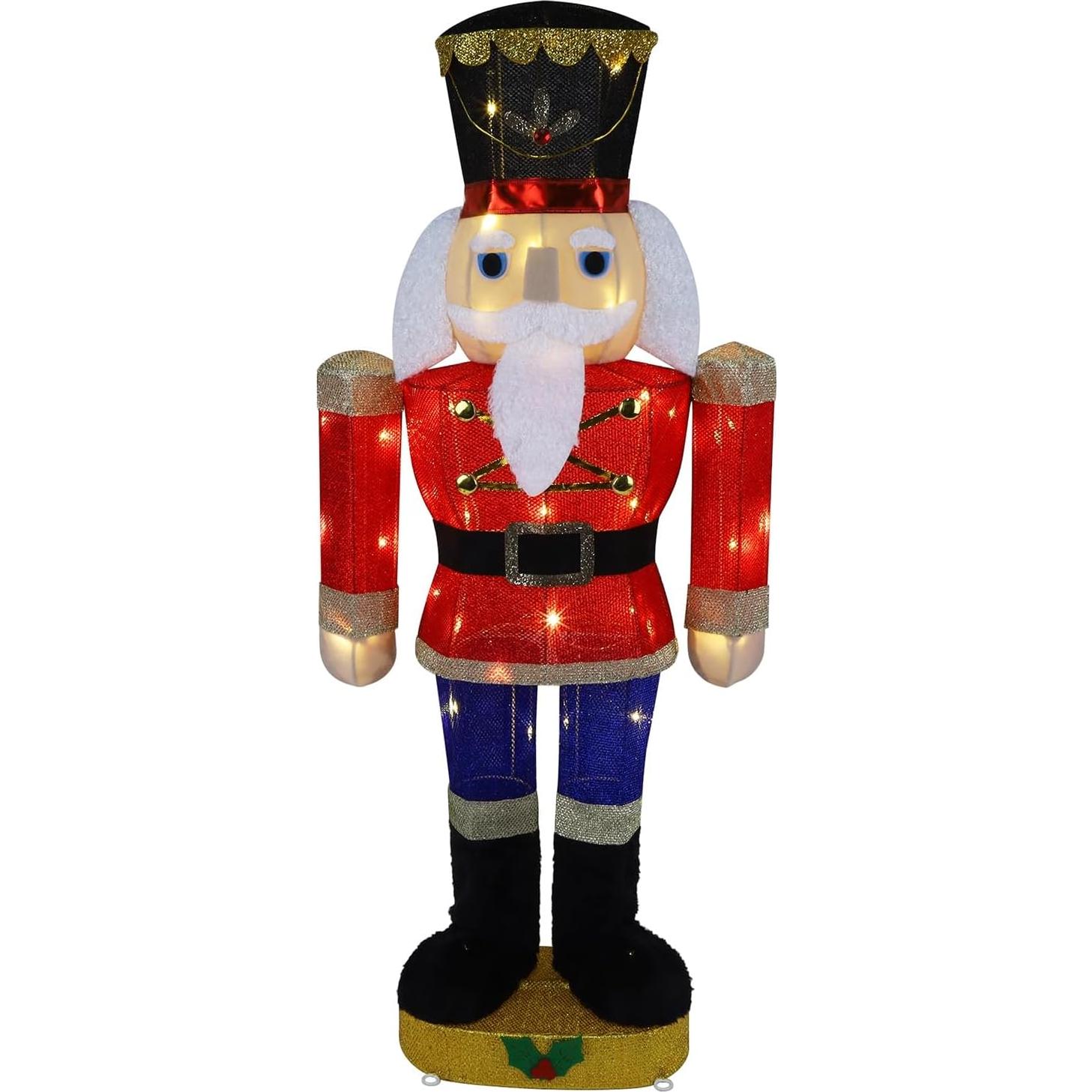 Figura de Soldado de Nuez Iluminada Hausse 95 cm Jardín