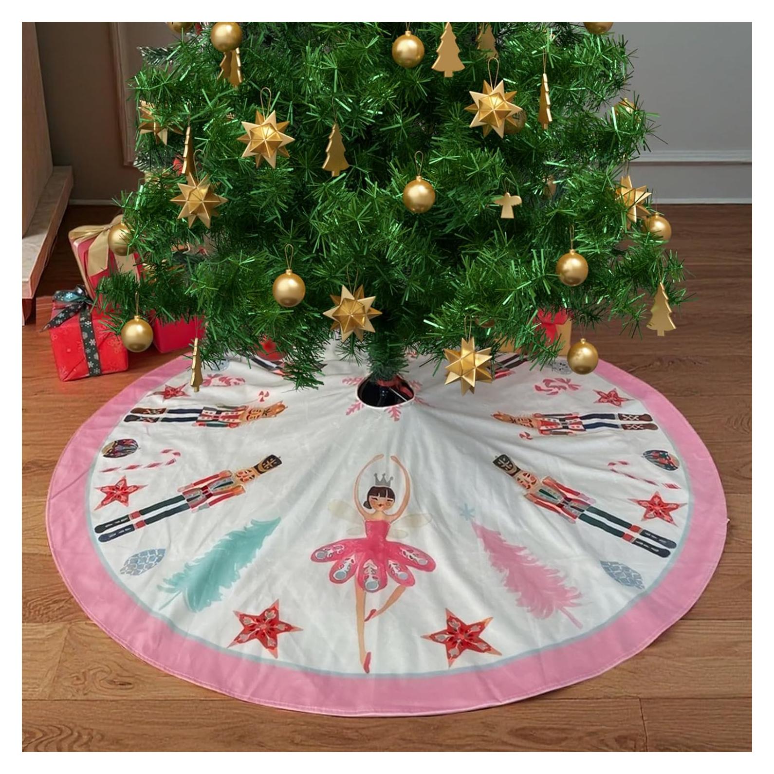 Funda de Árbol de Navidad DKJlitter 90 cm Ballet Cascanueces