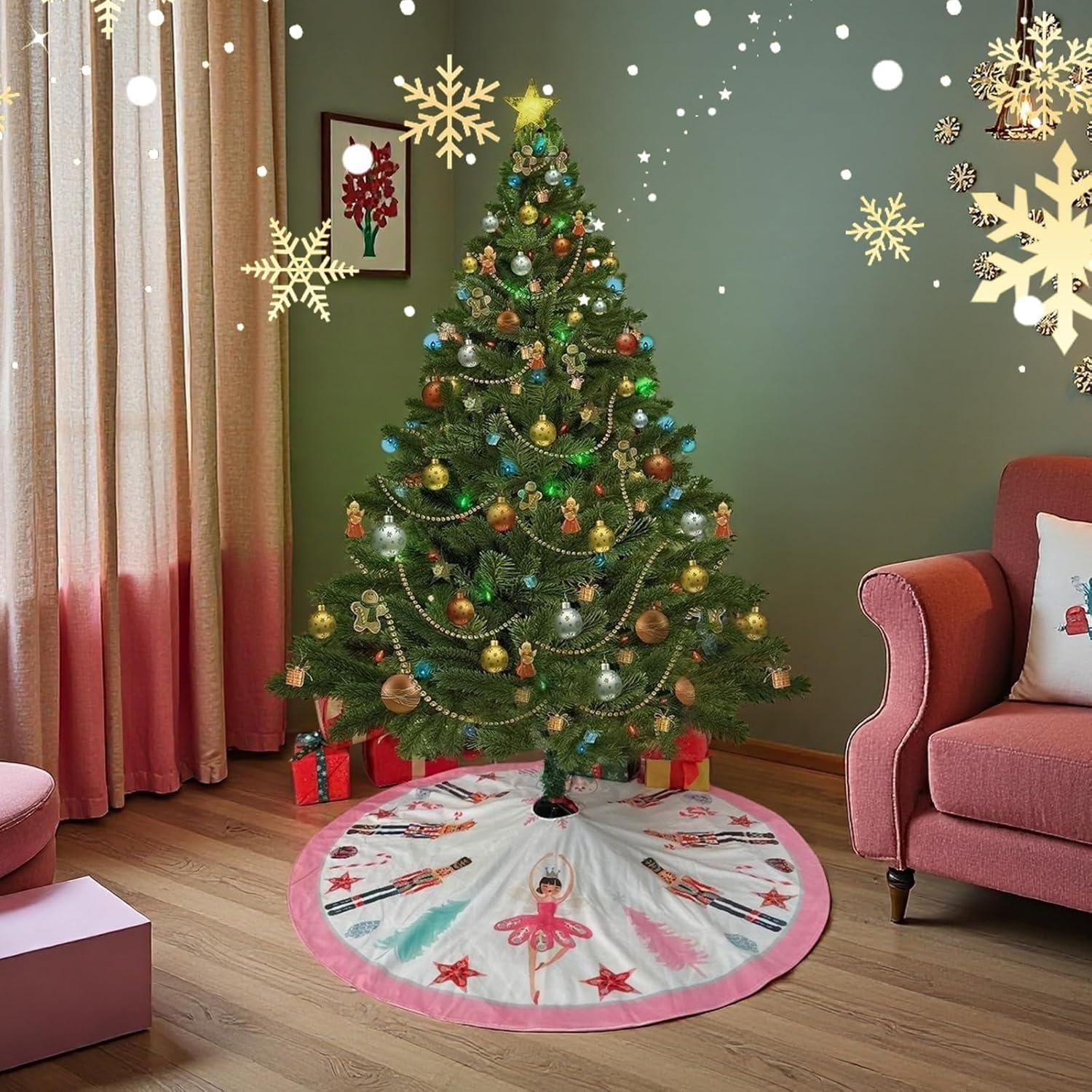 Funda de Árbol de Navidad DKJlitter 90 cm Ballet Cascanueces