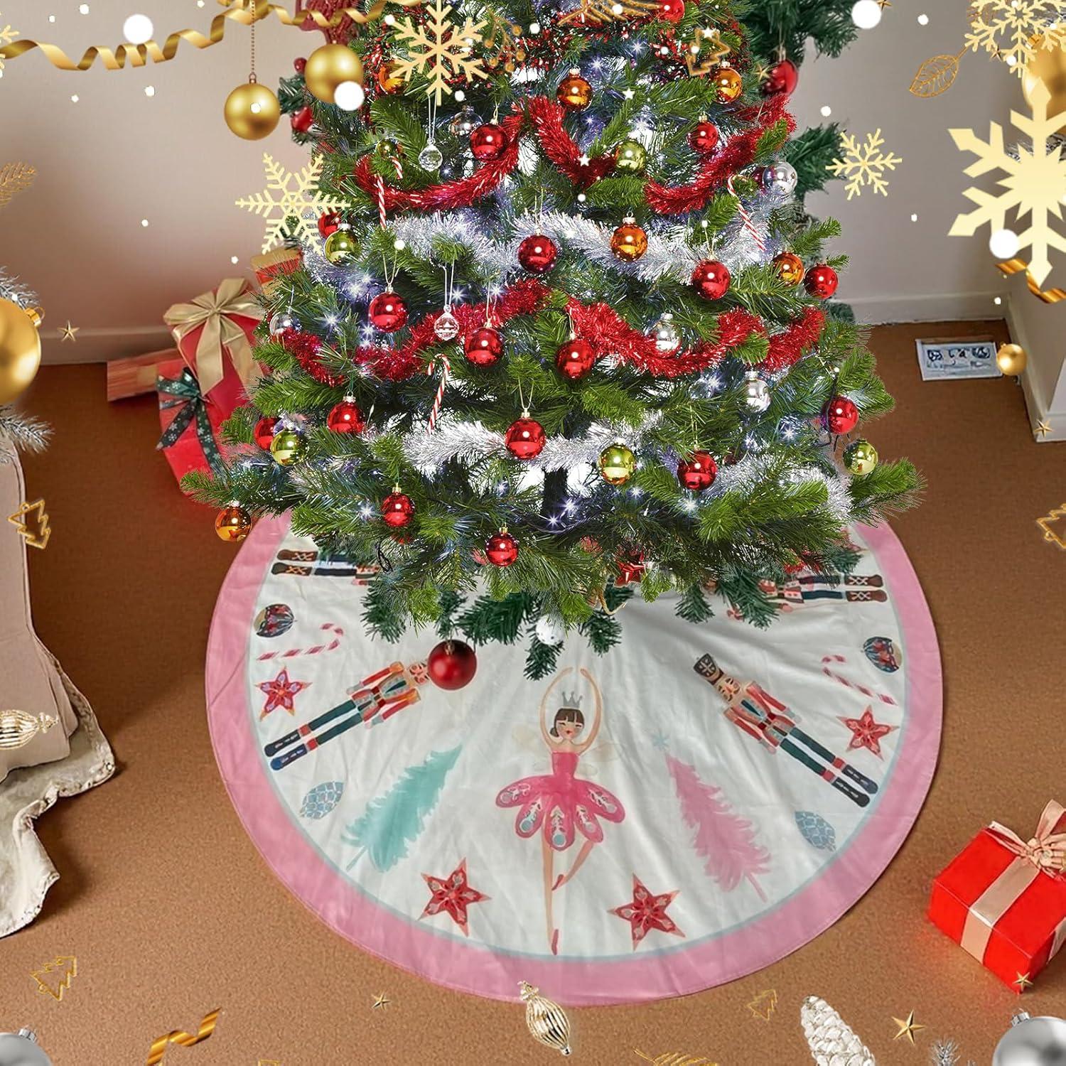 Funda de Árbol de Navidad DKJlitter 90 cm Ballet Cascanueces